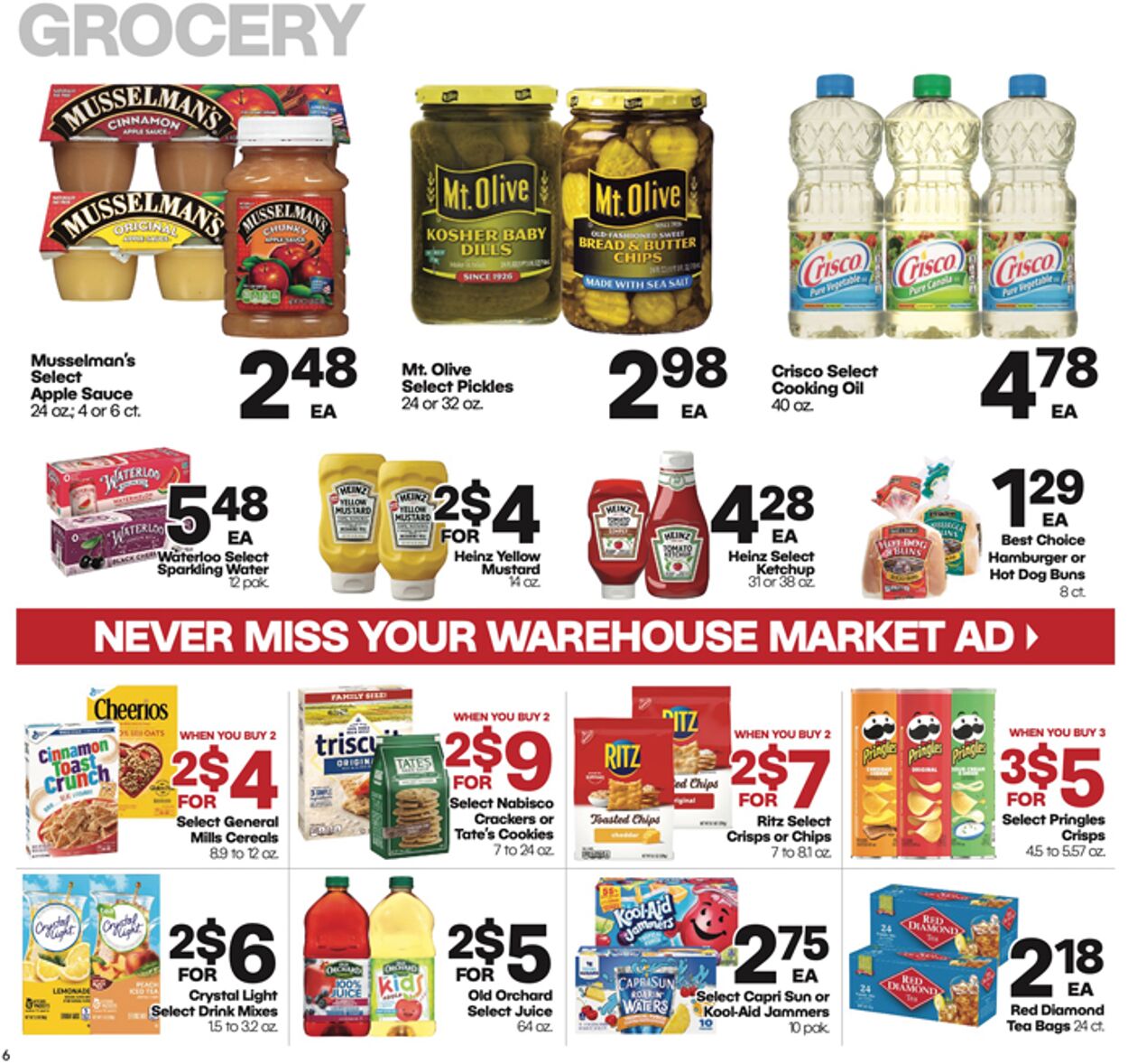 Warehouse Market Weekly Ad Circular - valid 10/25-10/31/2023 (Page 6)