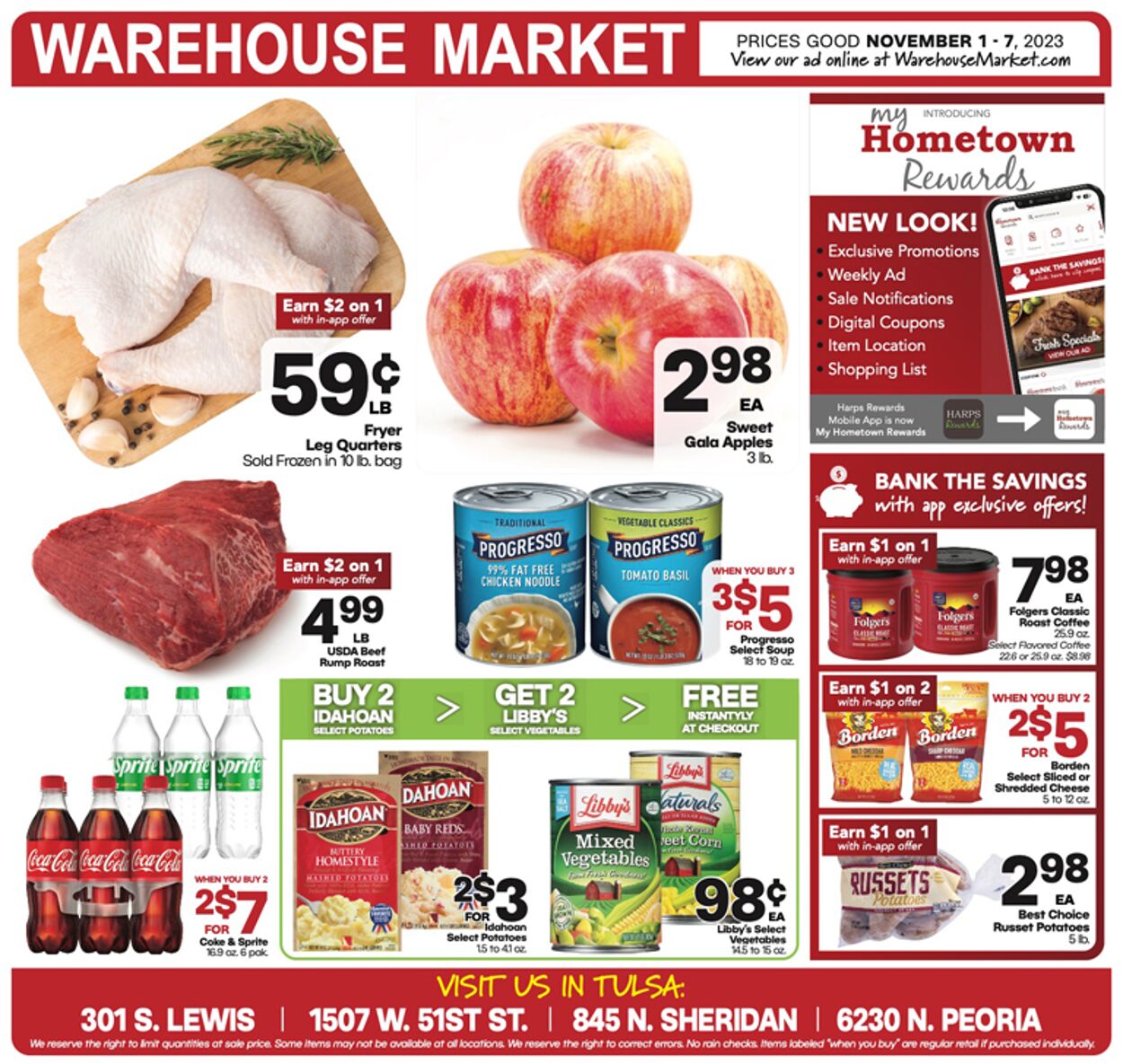 Warehouse Market Weekly Ad Circular - valid 11/01-11/07/2023