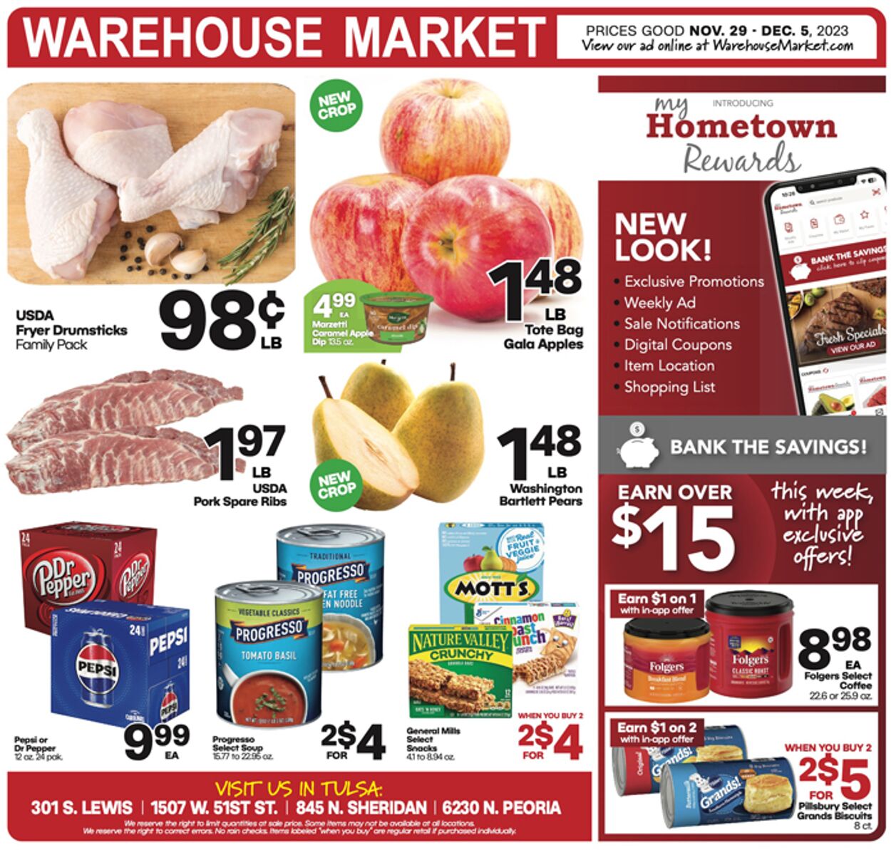 Warehouse Market Weekly Ad Circular - valid 11/29-12/05/2023