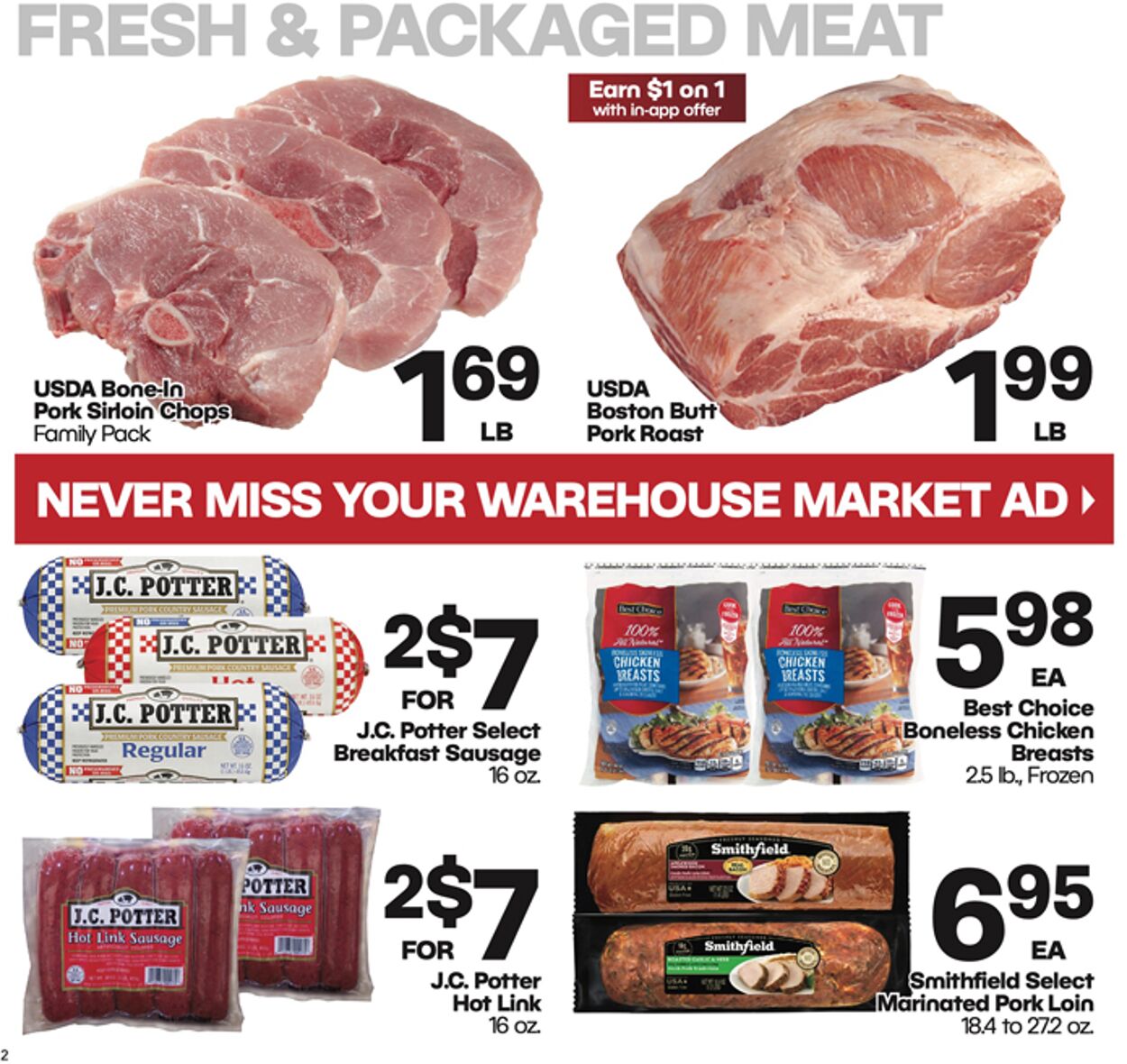 Warehouse Market Weekly Ad Circular - valid 12/06-12/12/2023 (Page 2)