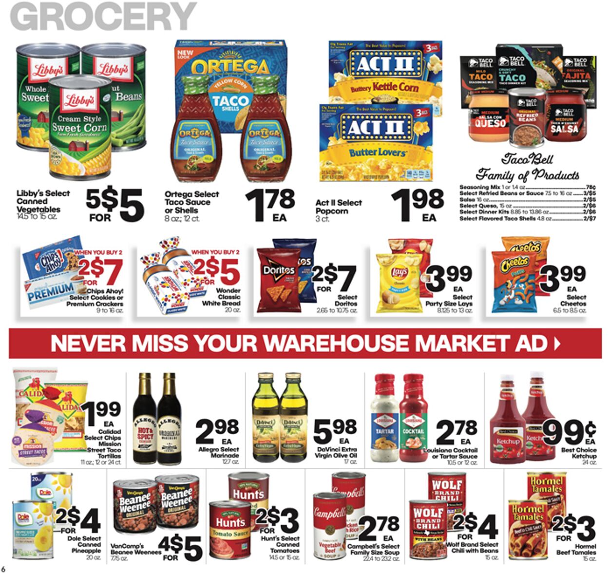 Warehouse Market Weekly Ad Circular - valid 12/06-12/12/2023 (Page 6)