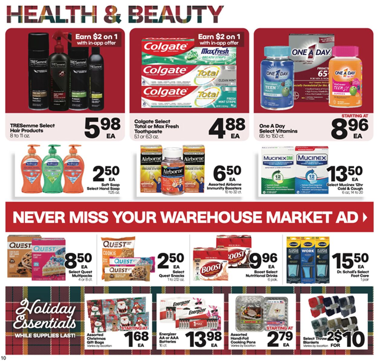 Warehouse Market Weekly Ad Circular - valid 12/20-12/26/2023 (Page 10)