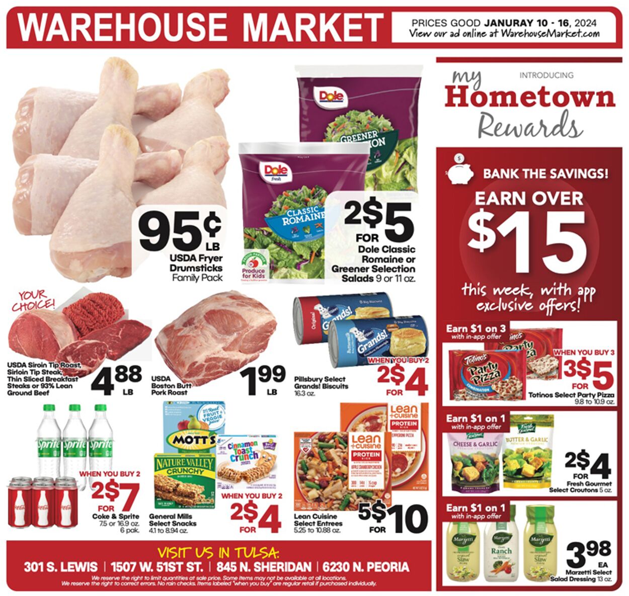 Warehouse Market Weekly Ad Circular - valid 01/10-01/16/2024