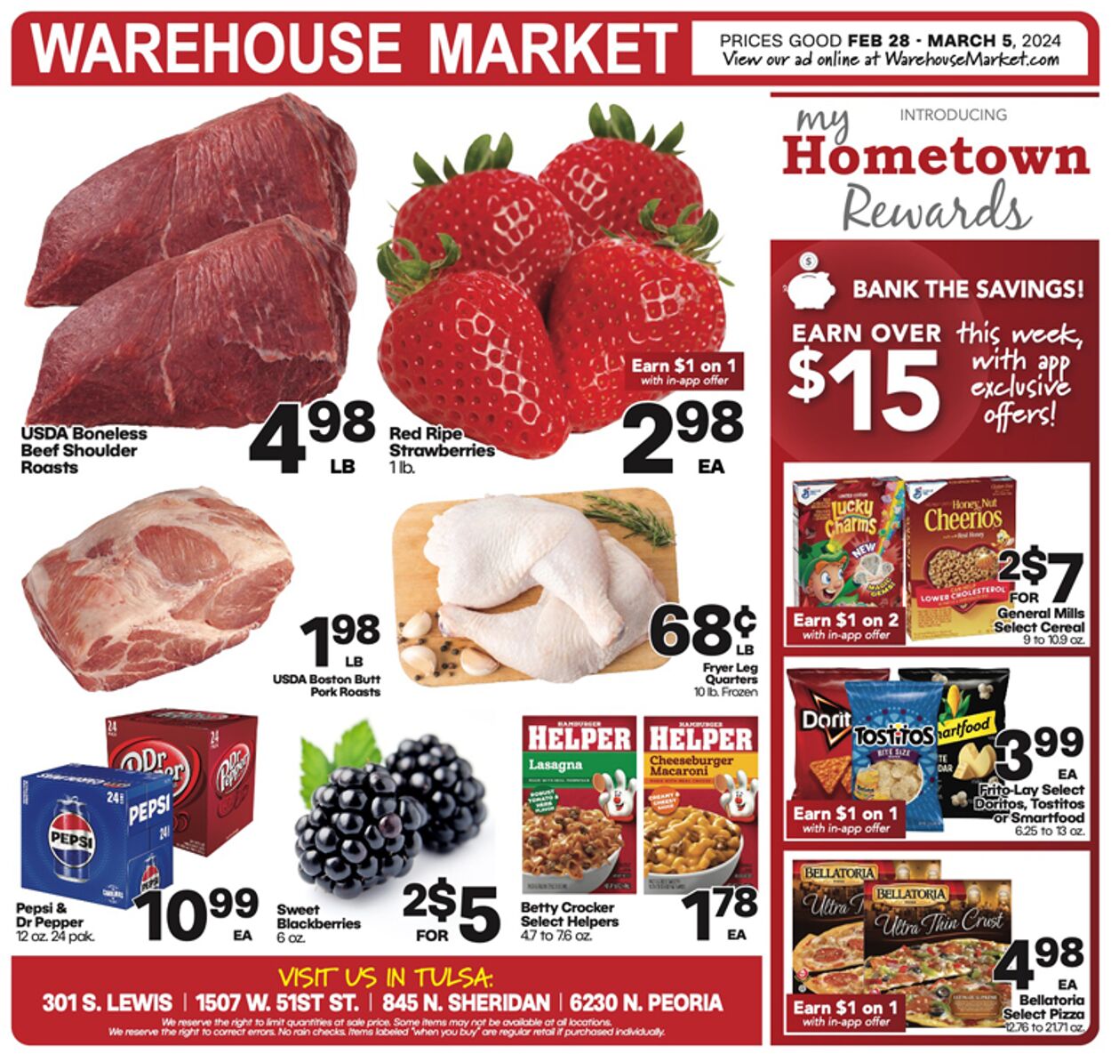 Warehouse Market Weekly Ad Circular - valid 02/28-03/05/2024
