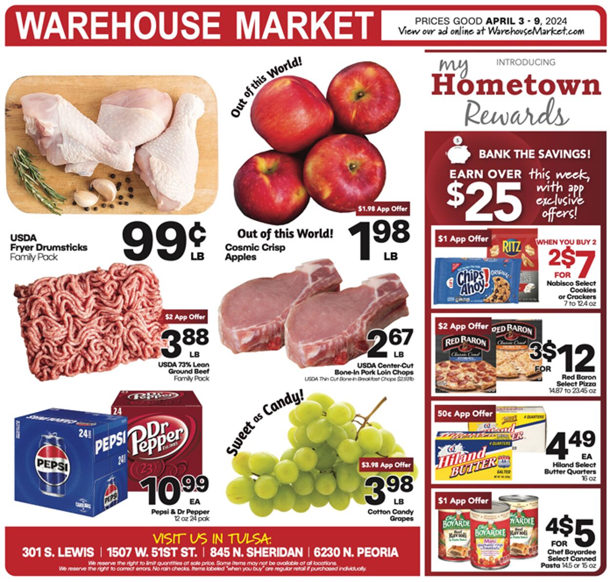 Warehouse Market Weekly Ad Circular - valid 04/03-04/09/2024