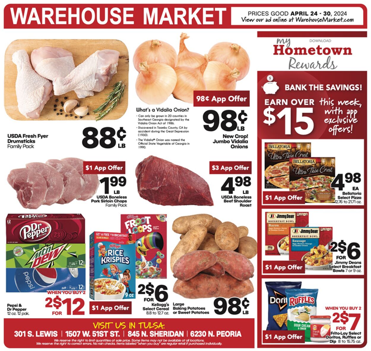 Warehouse Market Weekly Ad Circular - valid 04/24-04/30/2024