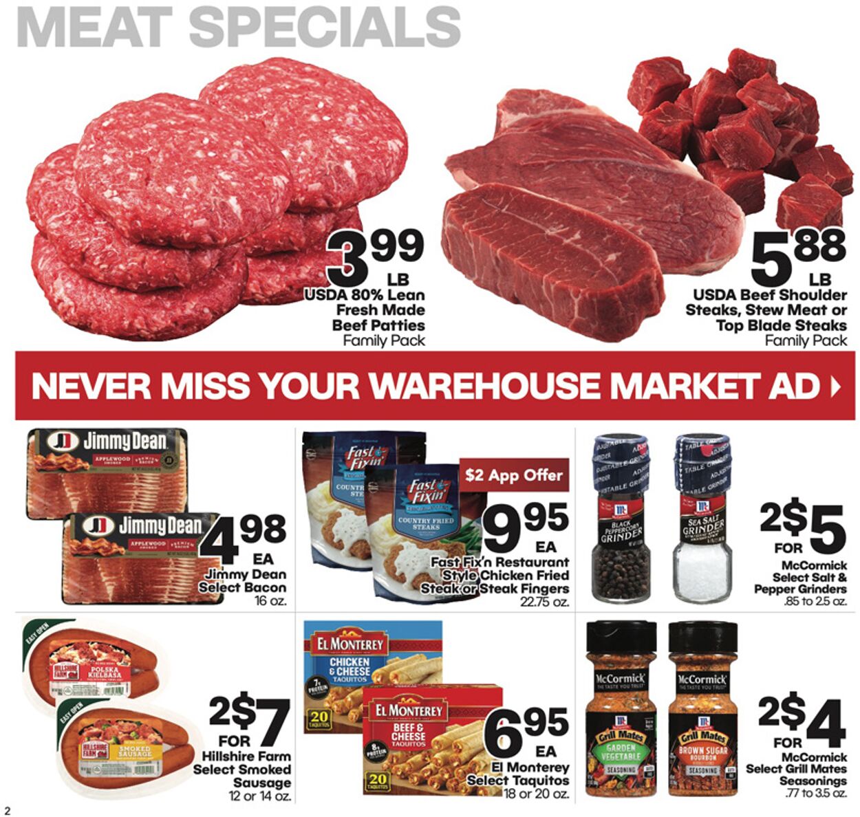 Warehouse Market Weekly Ad Circular - valid 05/08-05/14/2024 (Page 2)