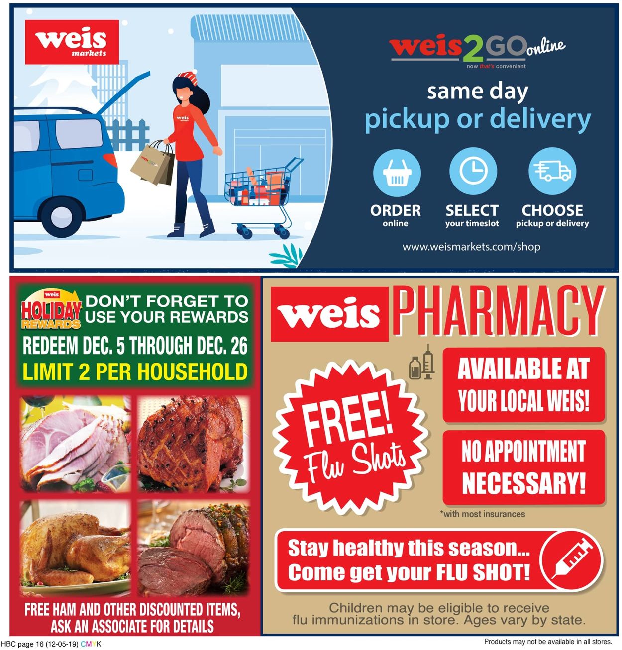 Weis - Holidays Ad 2019 Weekly Ad Circular - valid 12/05-01/02/2020 (Page 16)