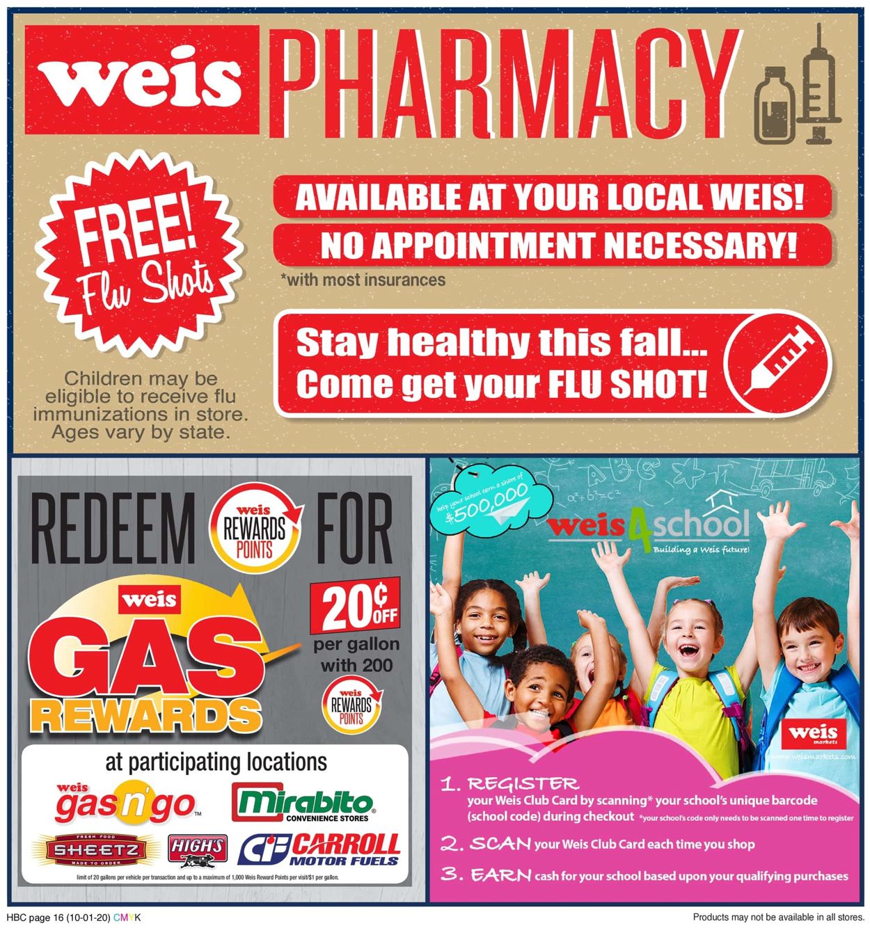 Weis Weekly Ad Circular - valid 10/01-11/05/2020 (Page 16)