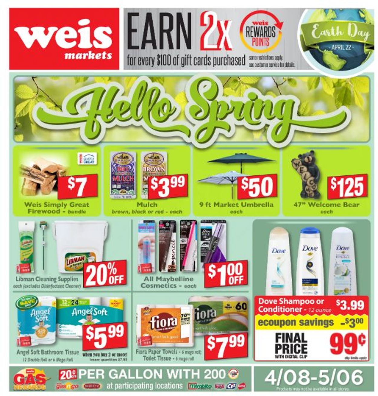 Weis Weekly Ad Circular - valid 04/08-05/06/2021