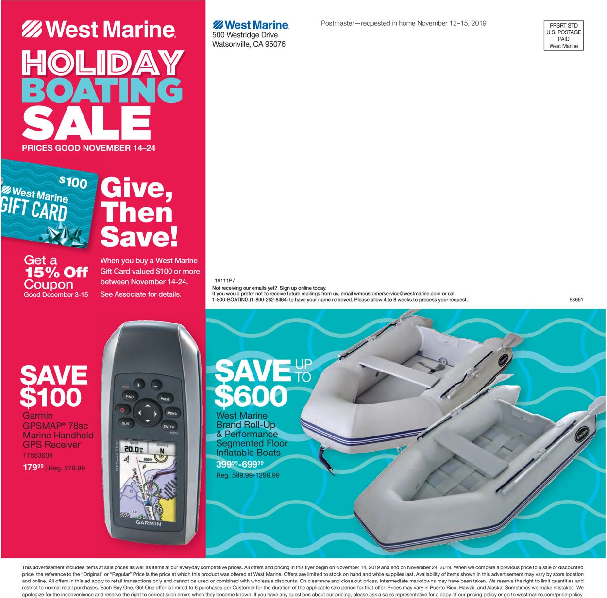 West Marine - Holiday Ad 2019 Weekly Ad Circular - valid 11/14-11/24/2019 (Page 24)