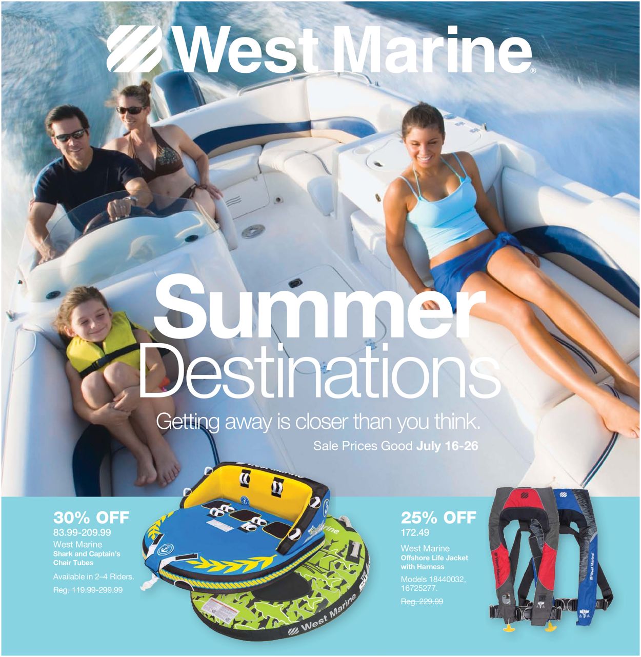 West Marine Weekly Ad Circular - valid 07/16-07/26/2020