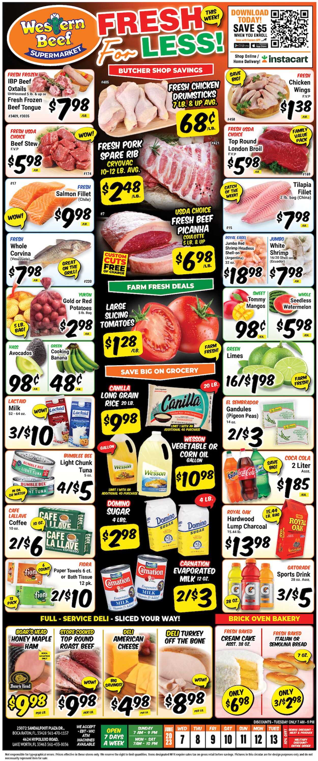 Western Beef Weekly Ad Circular - valid 06/07-06/13/2023