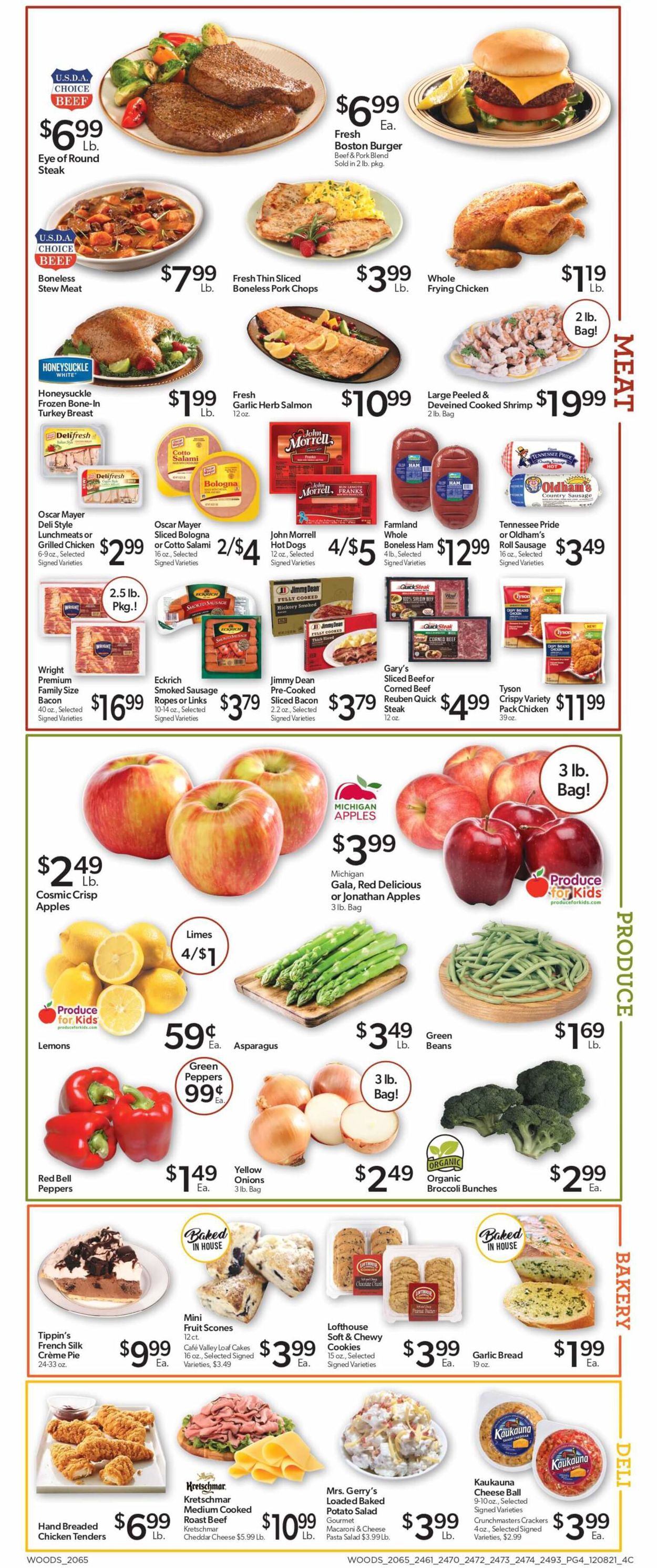 Woods Supermarket - HOLIDAY 2021 Weekly Ad Circular - valid 12/08-12/14/2021 (Page 4)