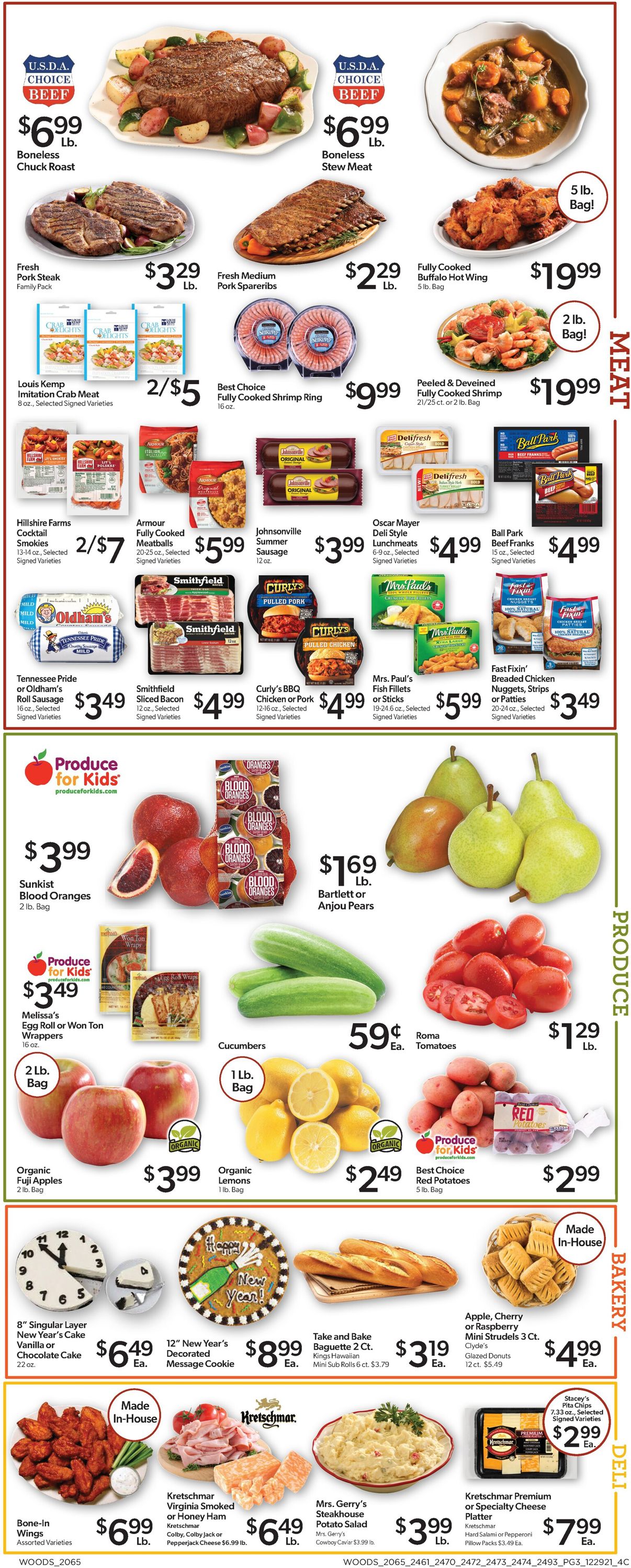 Woods Supermarket Weekly Ad Circular - valid 12/29-01/04/2022 (Page 3)