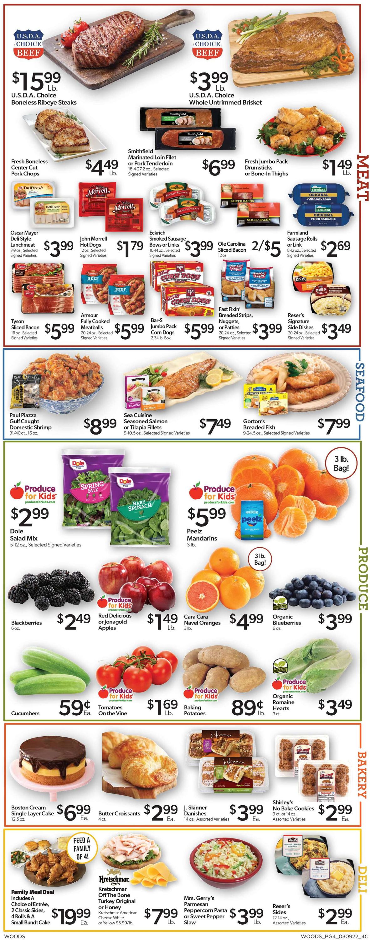 Woods Supermarket Weekly Ad Circular - valid 03/09-03/15/2022 (Page 4)