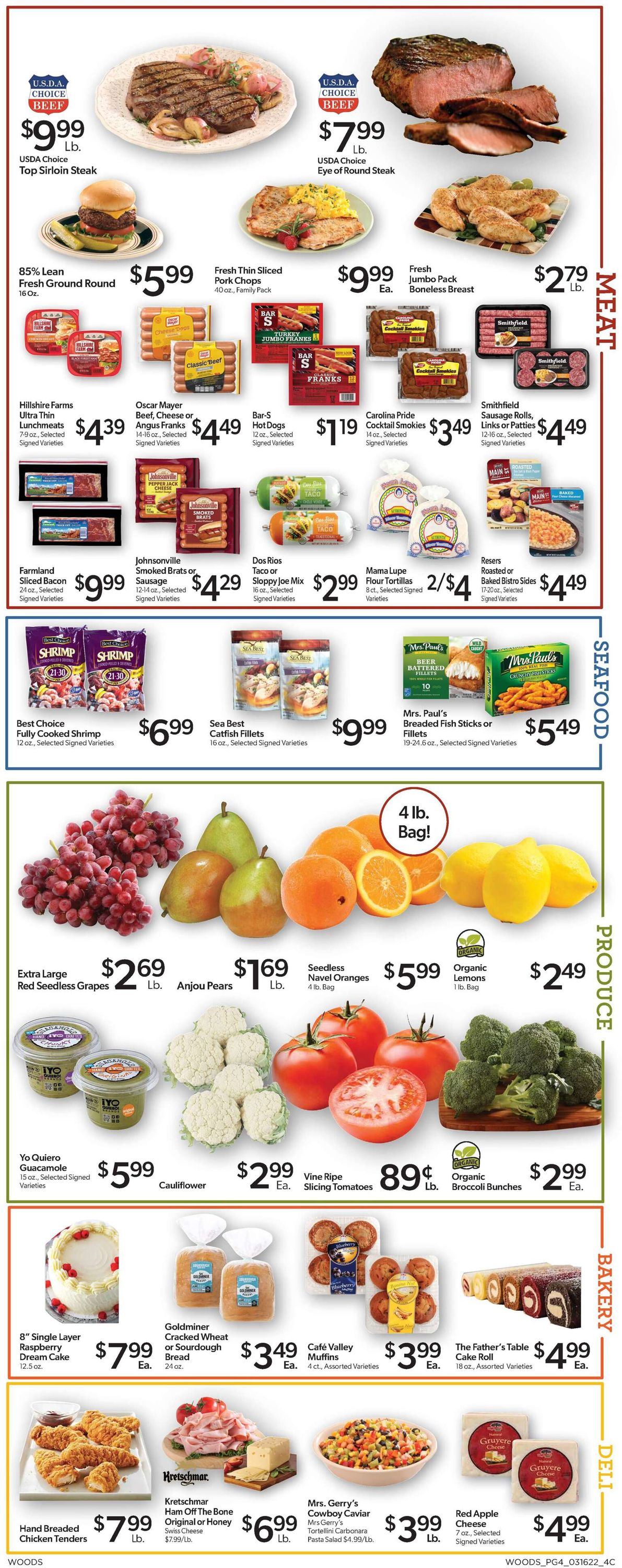 Woods Supermarket Weekly Ad Circular - valid 03/16-03/22/2022 (Page 4)