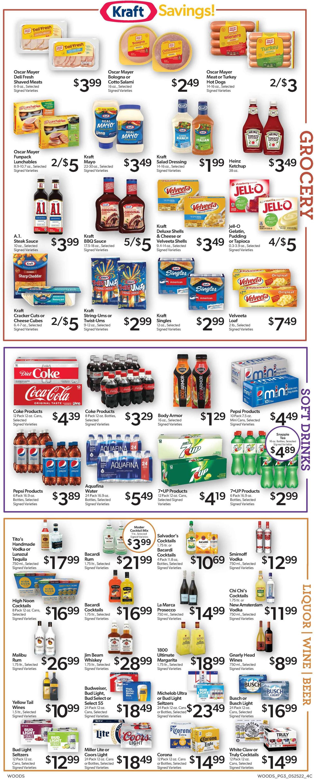 Woods Supermarket Weekly Ad Circular - valid 05/25-05/31/2022 (Page 3)