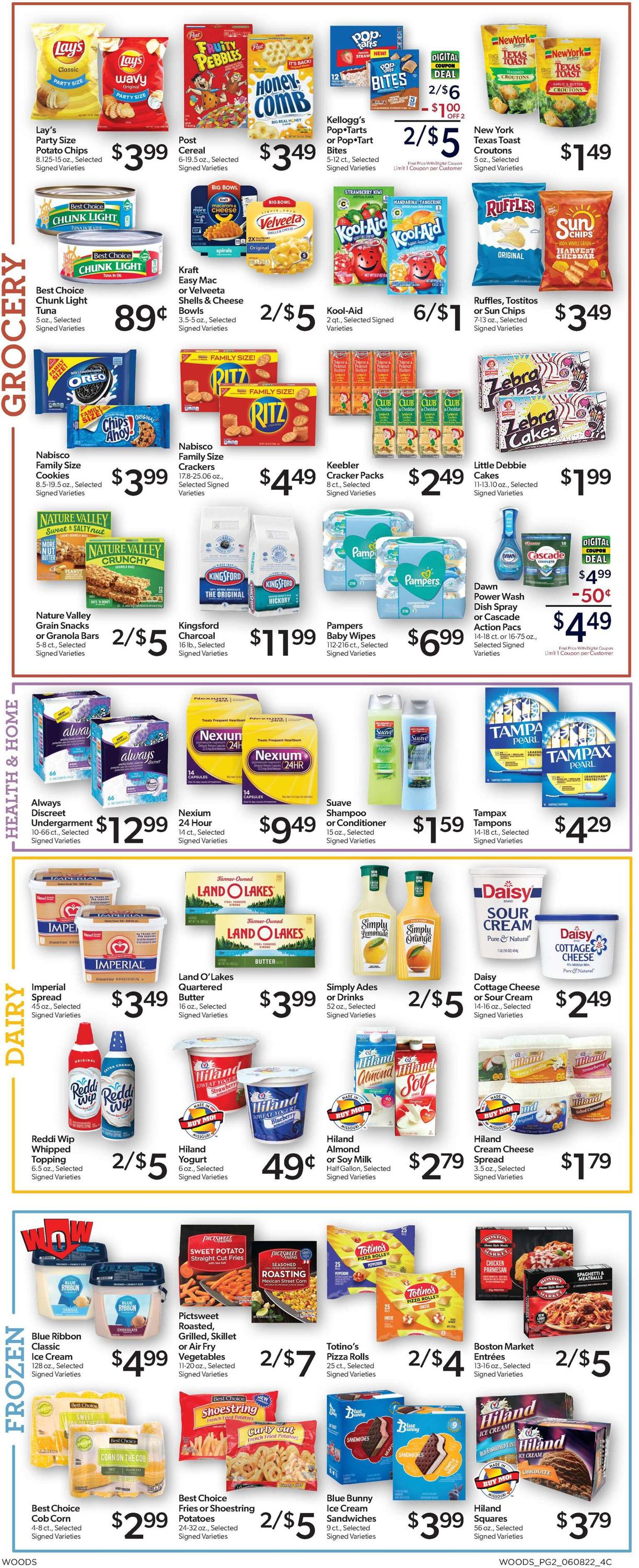 Woods Supermarket Weekly Ad Circular - valid 06/08-06/14/2022 (Page 2)