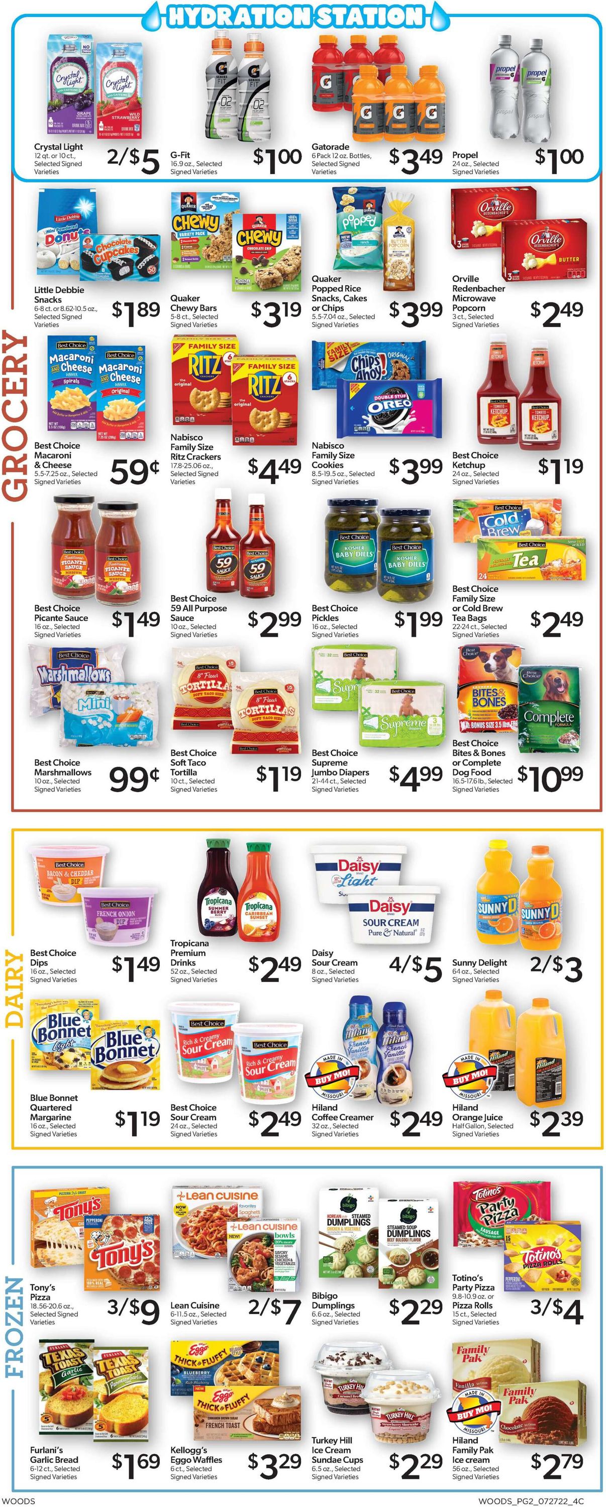 Woods Supermarket Weekly Ad Circular - valid 07/27-08/02/2022 (Page 2)