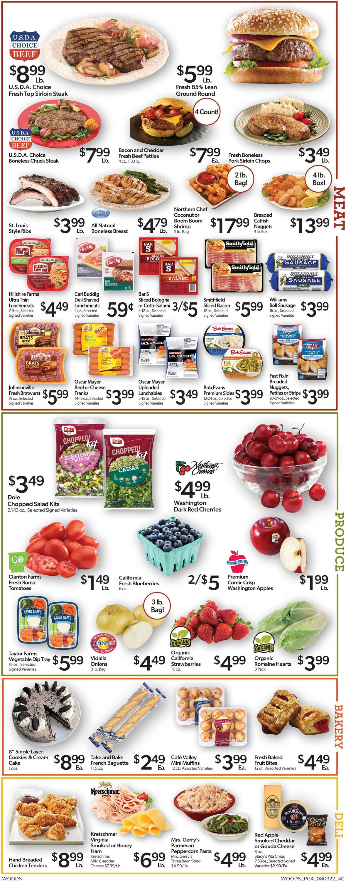 Woods Supermarket Weekly Ad Circular - valid 08/03-08/09/2022 (Page 4)