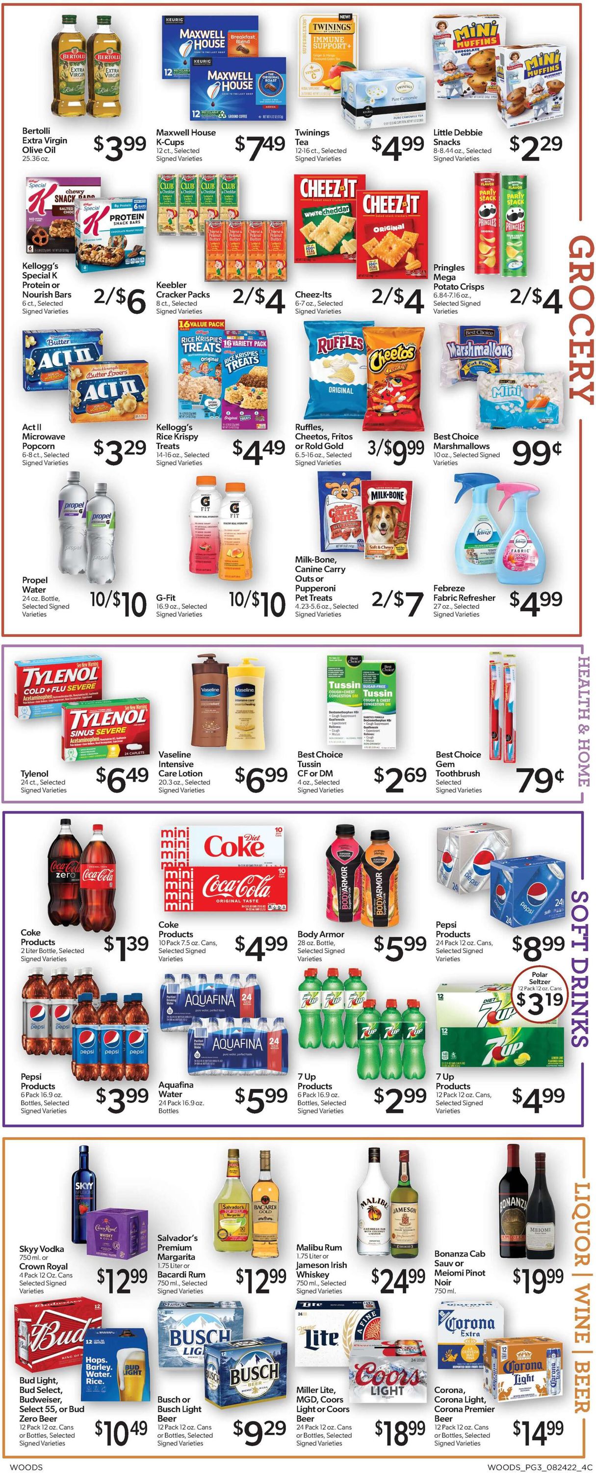 Woods Supermarket Weekly Ad Circular - valid 08/24-08/30/2022 (Page 3)