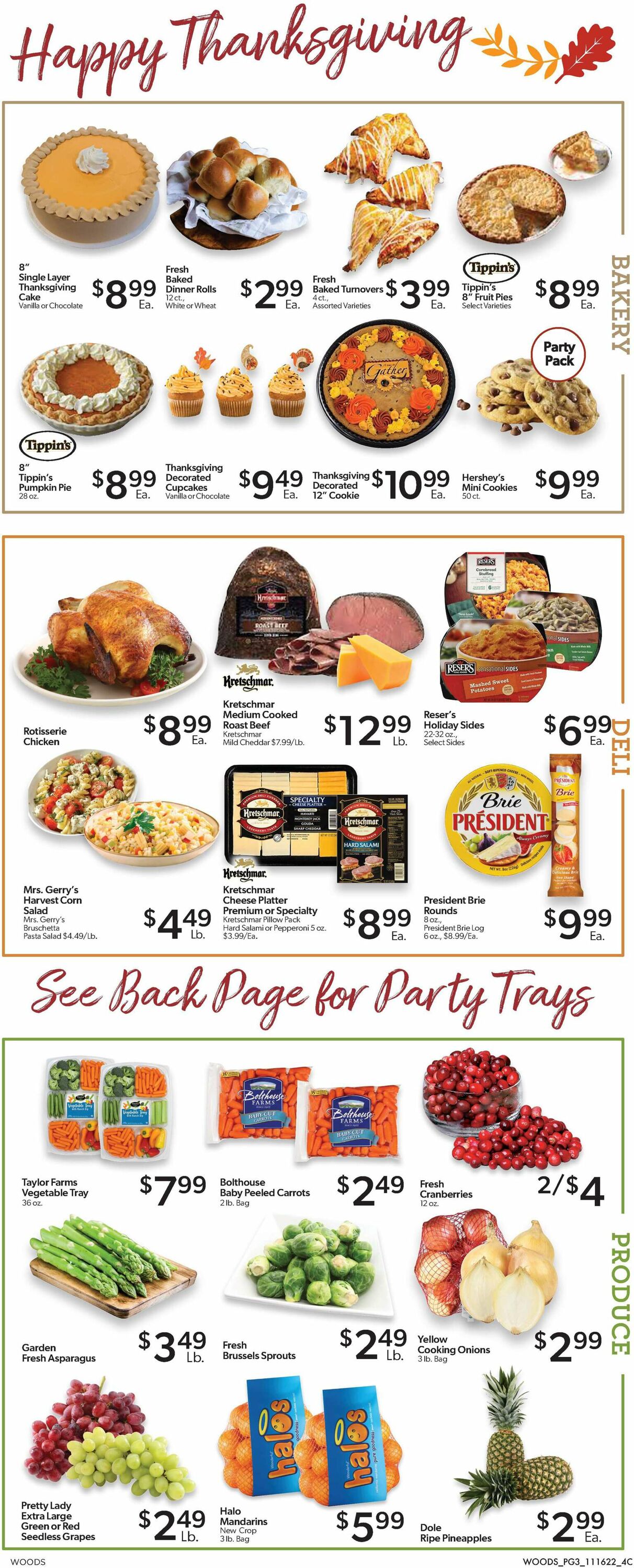 Woods Supermarket Weekly Ad Circular - valid 11/16-11/29/2022 (Page 3)