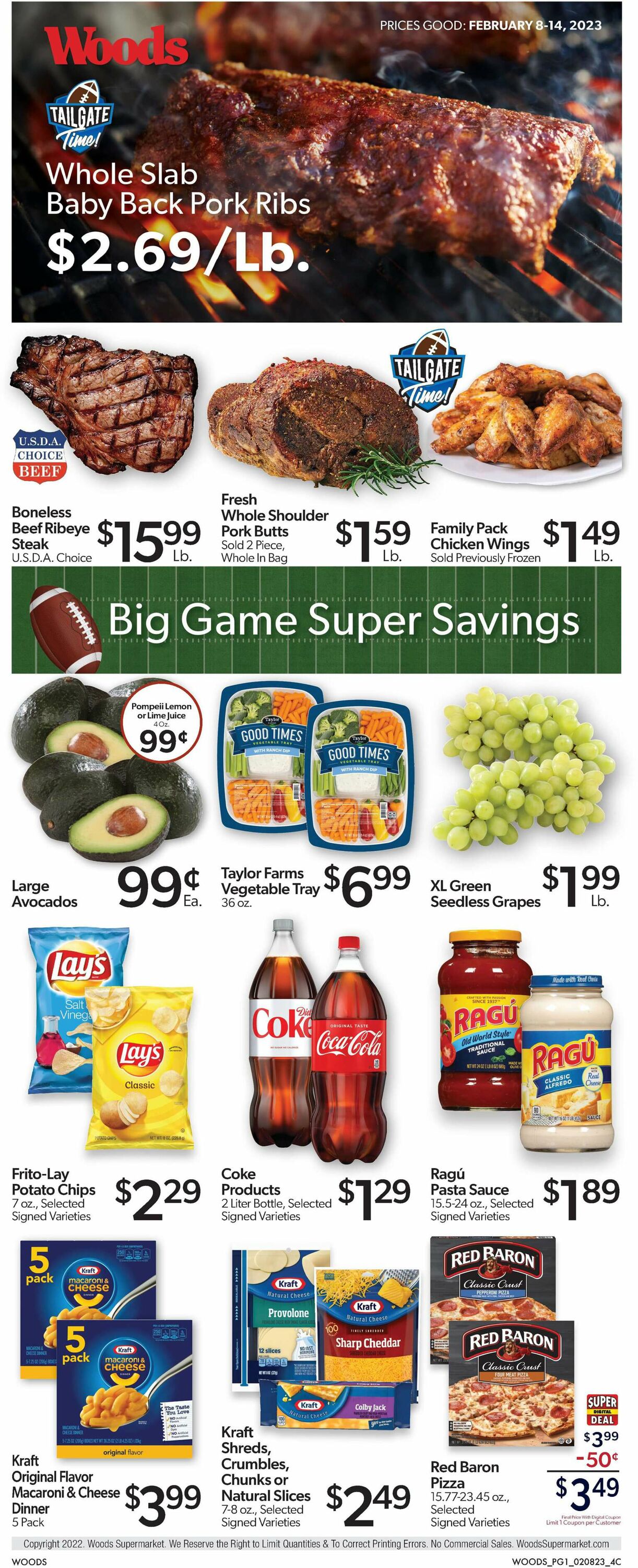 Woods Supermarket Weekly Ad Circular - valid 02/08-02/14/2023