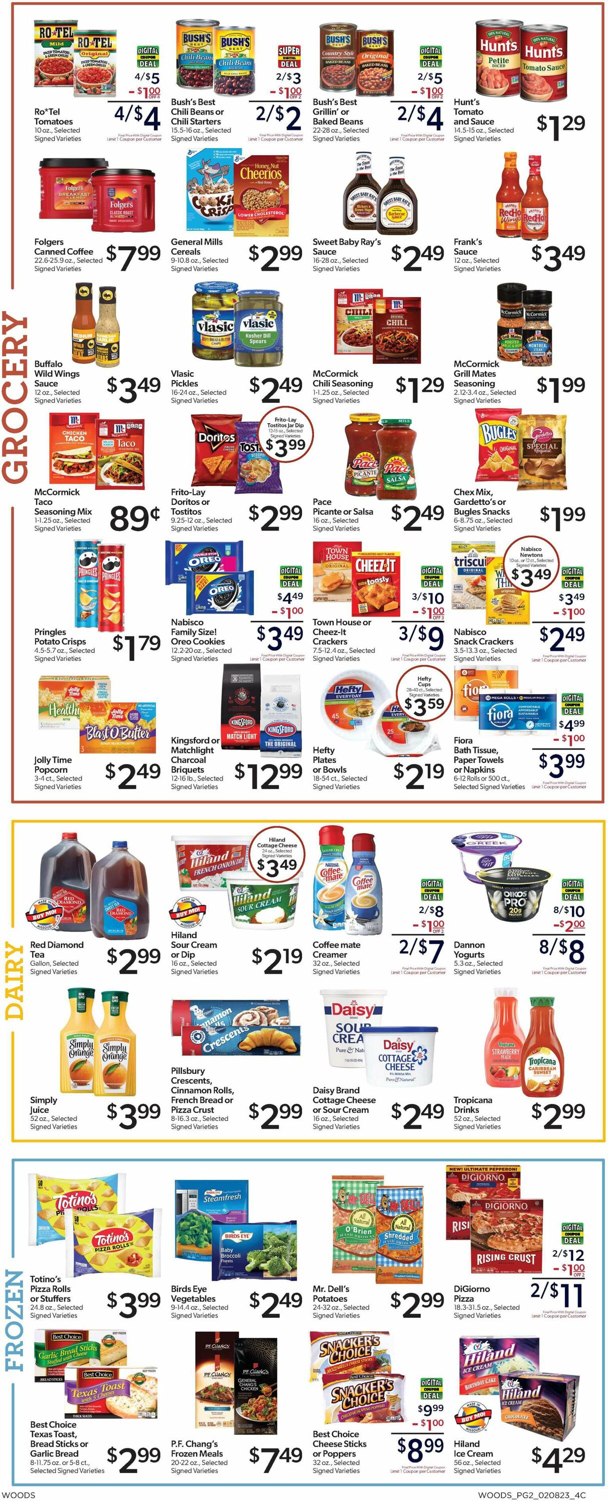Woods Supermarket Weekly Ad Circular - valid 02/08-02/14/2023 (Page 2)
