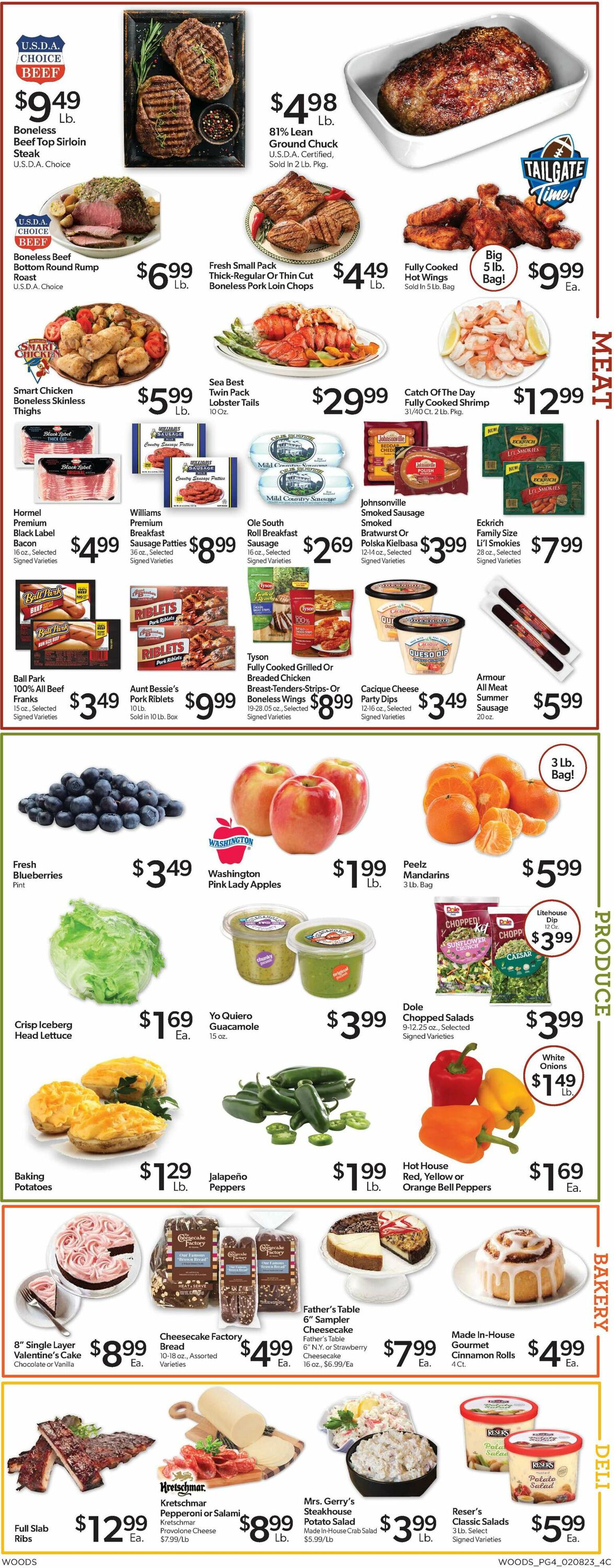 Woods Supermarket Weekly Ad Circular - valid 02/08-02/14/2023 (Page 4)