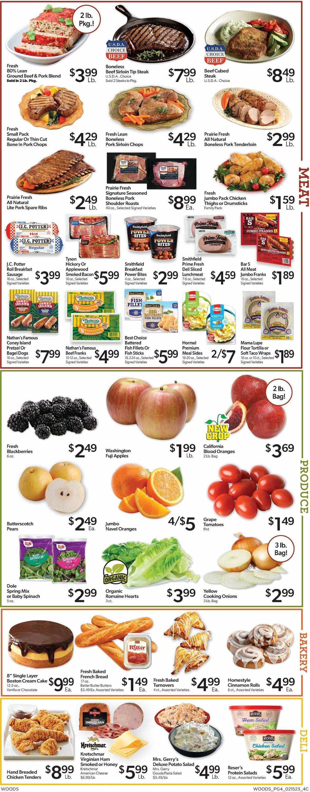 Woods Supermarket Weekly Ad Circular - valid 02/15-02/21/2023 (Page 4)