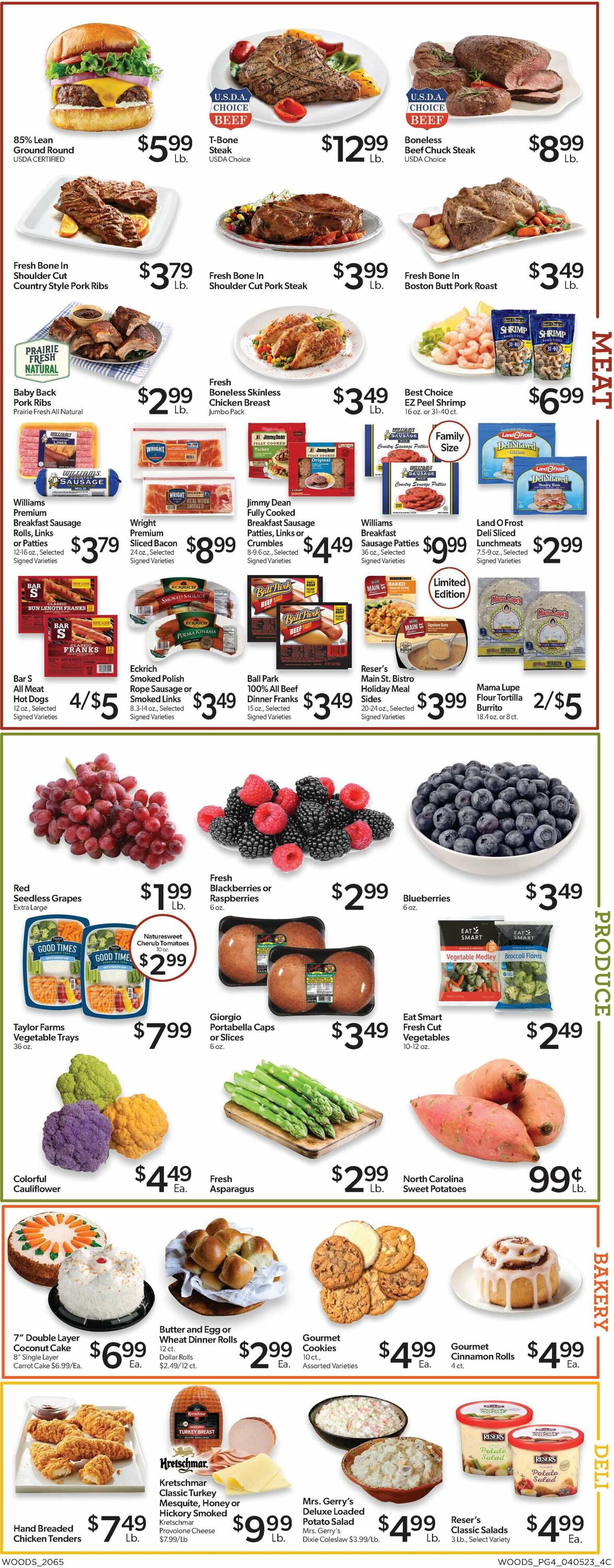 Woods Supermarket Weekly Ad Circular - valid 04/05-04/11/2023 (Page 4)