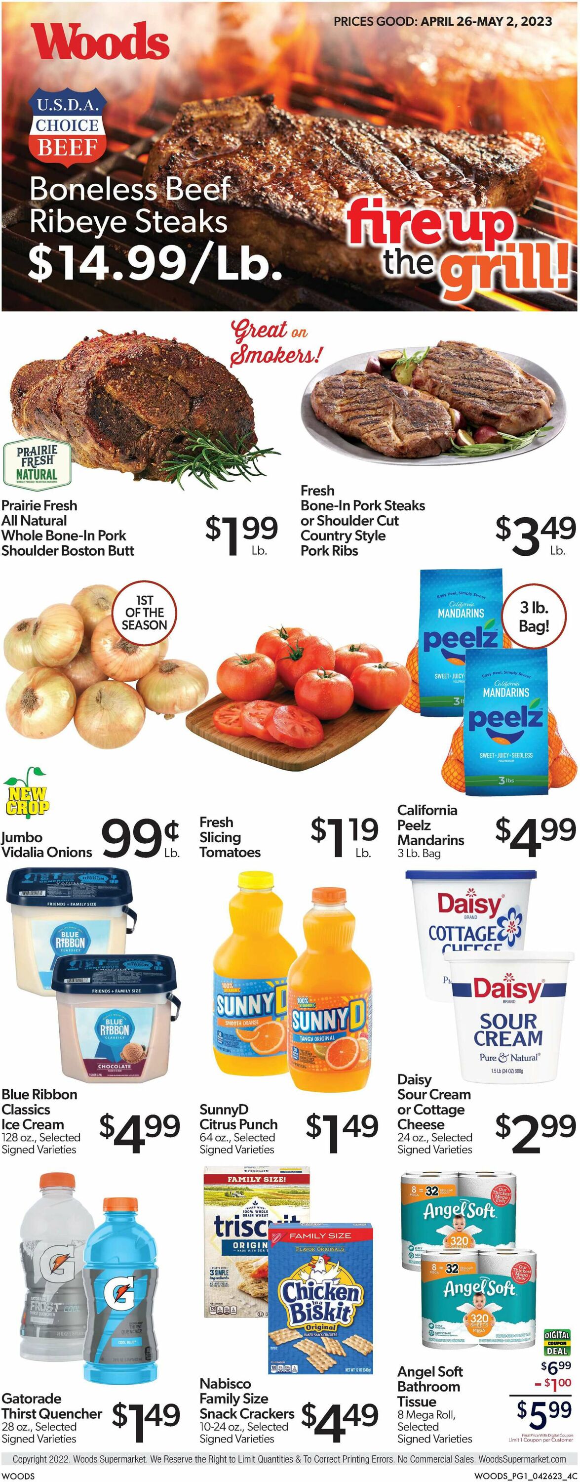Woods Supermarket Weekly Ad Circular - valid 04/26-05/02/2023