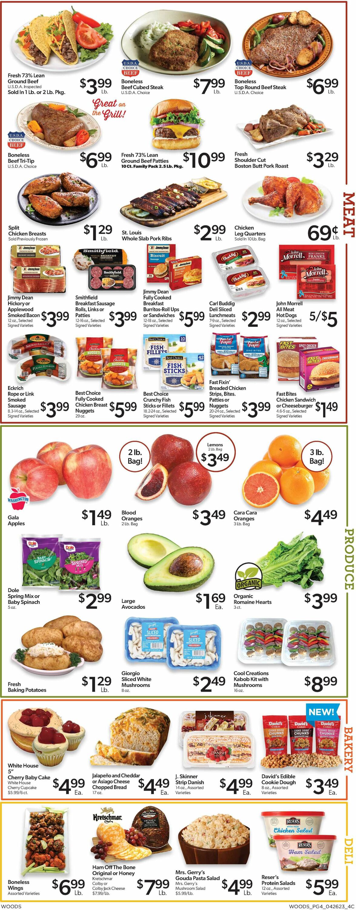 Woods Supermarket Weekly Ad Circular - valid 04/26-05/02/2023 (Page 4)