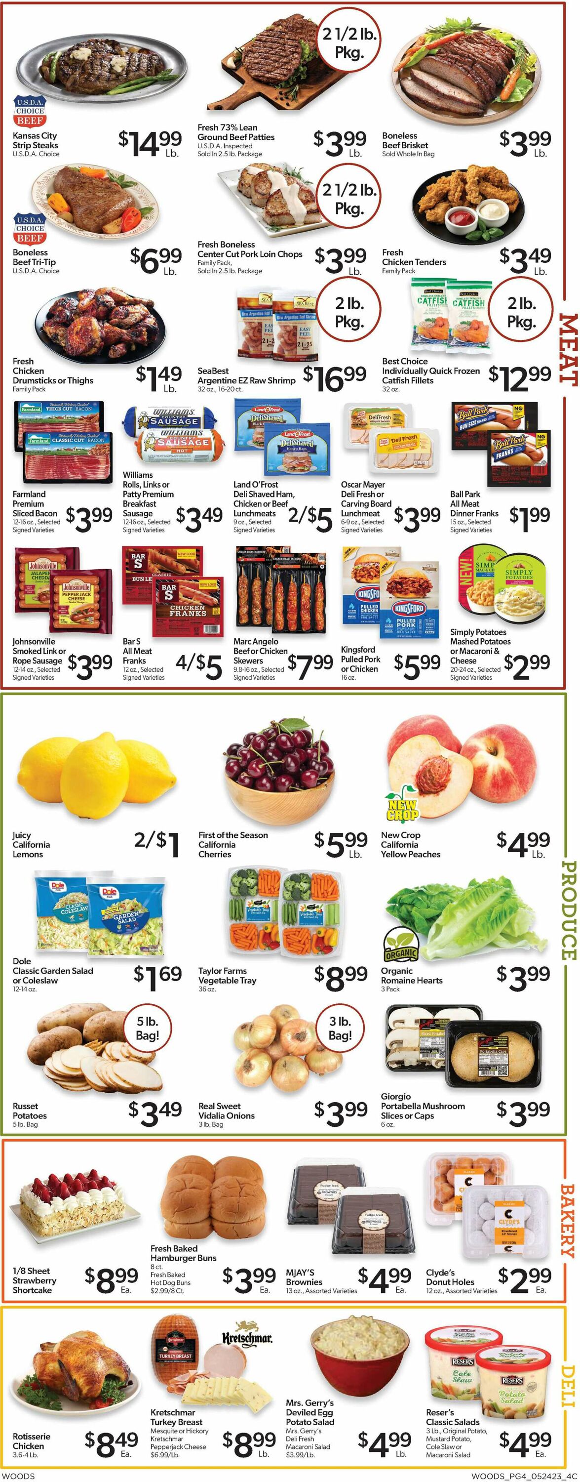 Woods Supermarket Weekly Ad Circular - valid 05/24-05/30/2023 (Page 4)