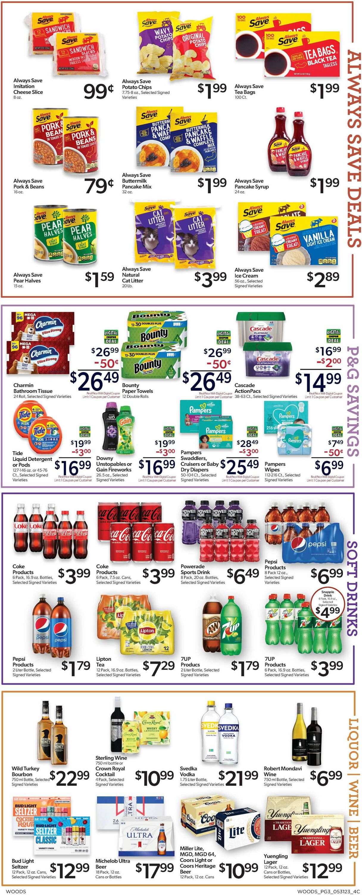 Woods Supermarket Weekly Ad Circular - valid 05/31-06/06/2023 (Page 3)