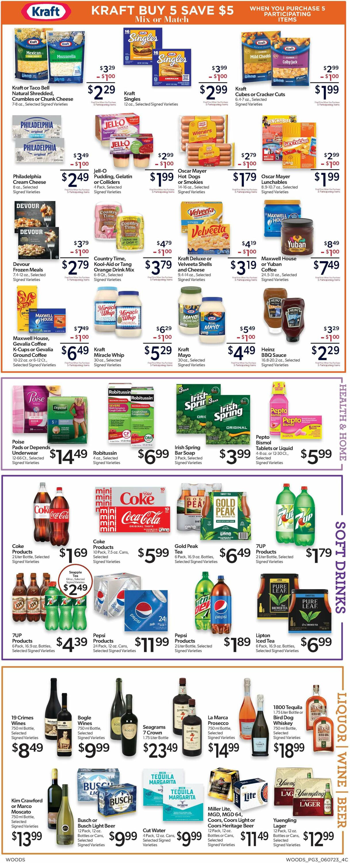 Woods Supermarket Weekly Ad Circular - valid 06/07-06/13/2023 (Page 3)