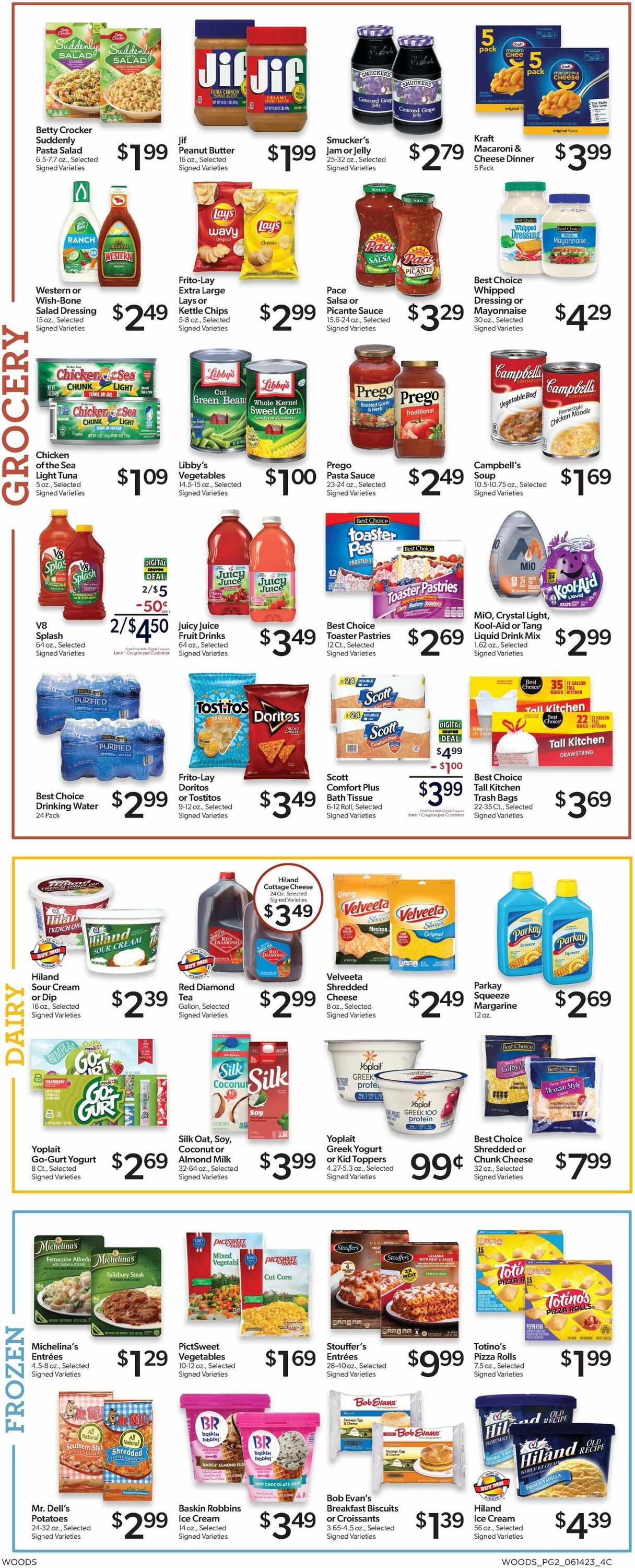 Woods Supermarket Weekly Ad Circular - valid 06/14-06/20/2023 (Page 2)