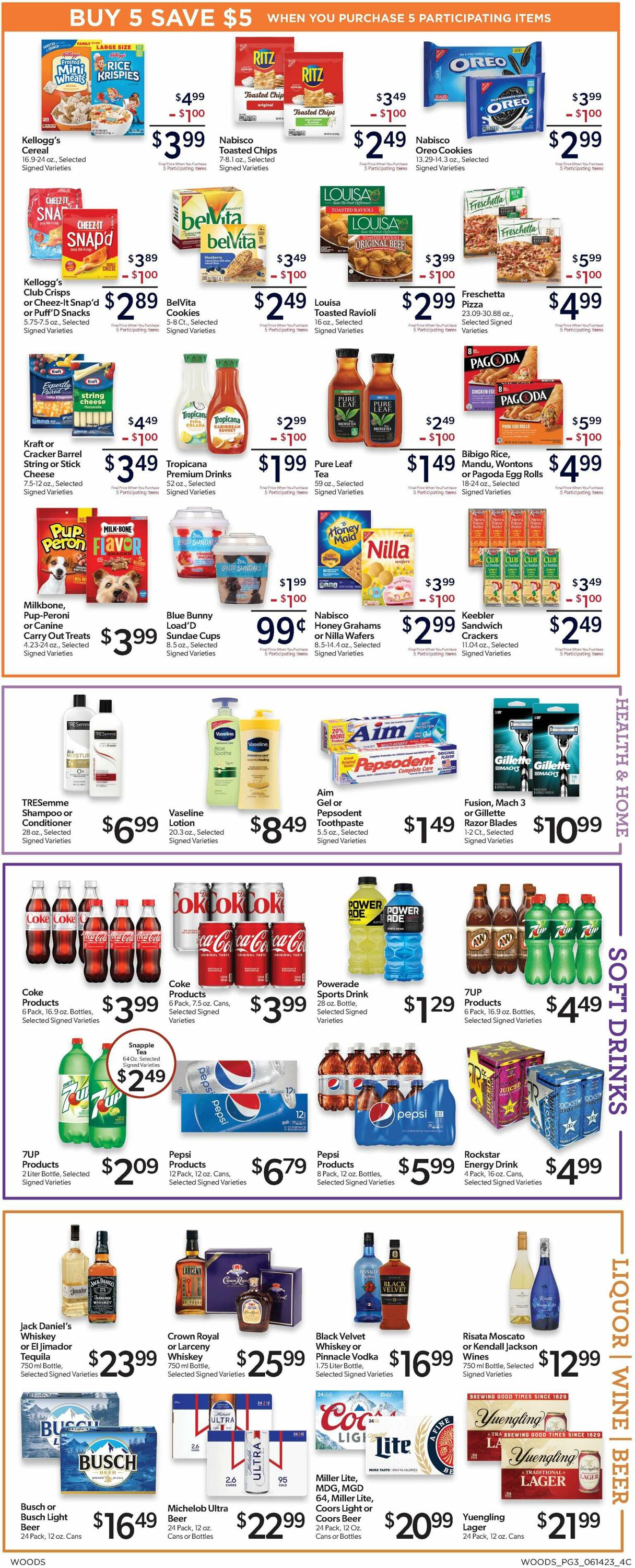 Woods Supermarket Weekly Ad Circular - valid 06/14-06/20/2023 (Page 3)