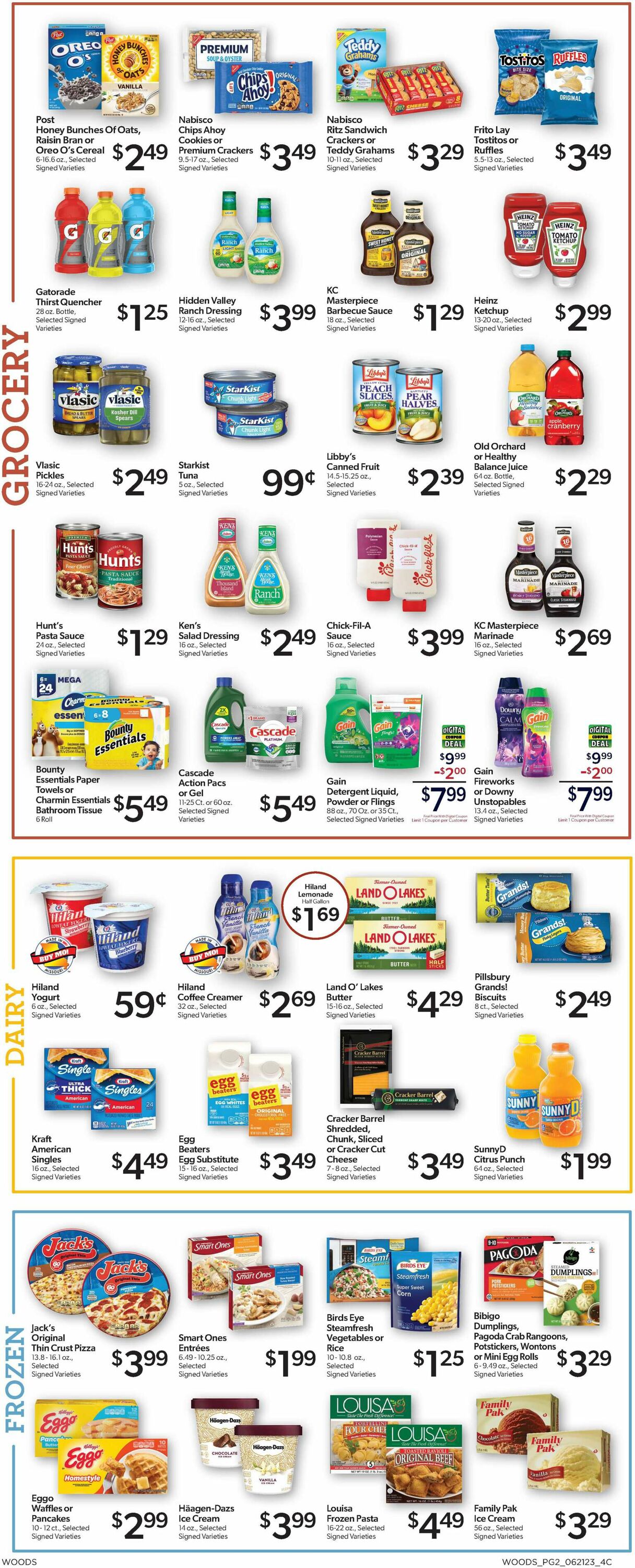 Woods Supermarket Weekly Ad Circular - valid 06/21-06/27/2023 (Page 2)