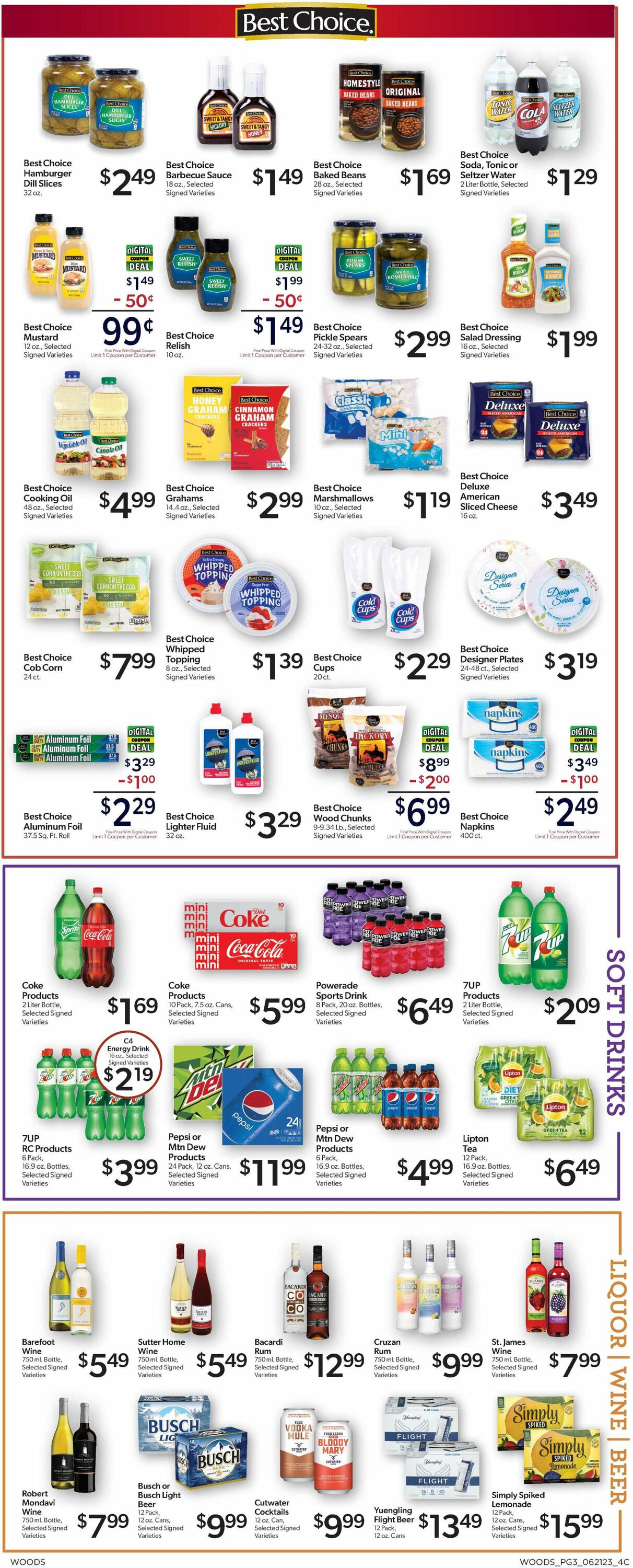 Woods Supermarket Weekly Ad Circular - valid 06/21-06/27/2023 (Page 3)