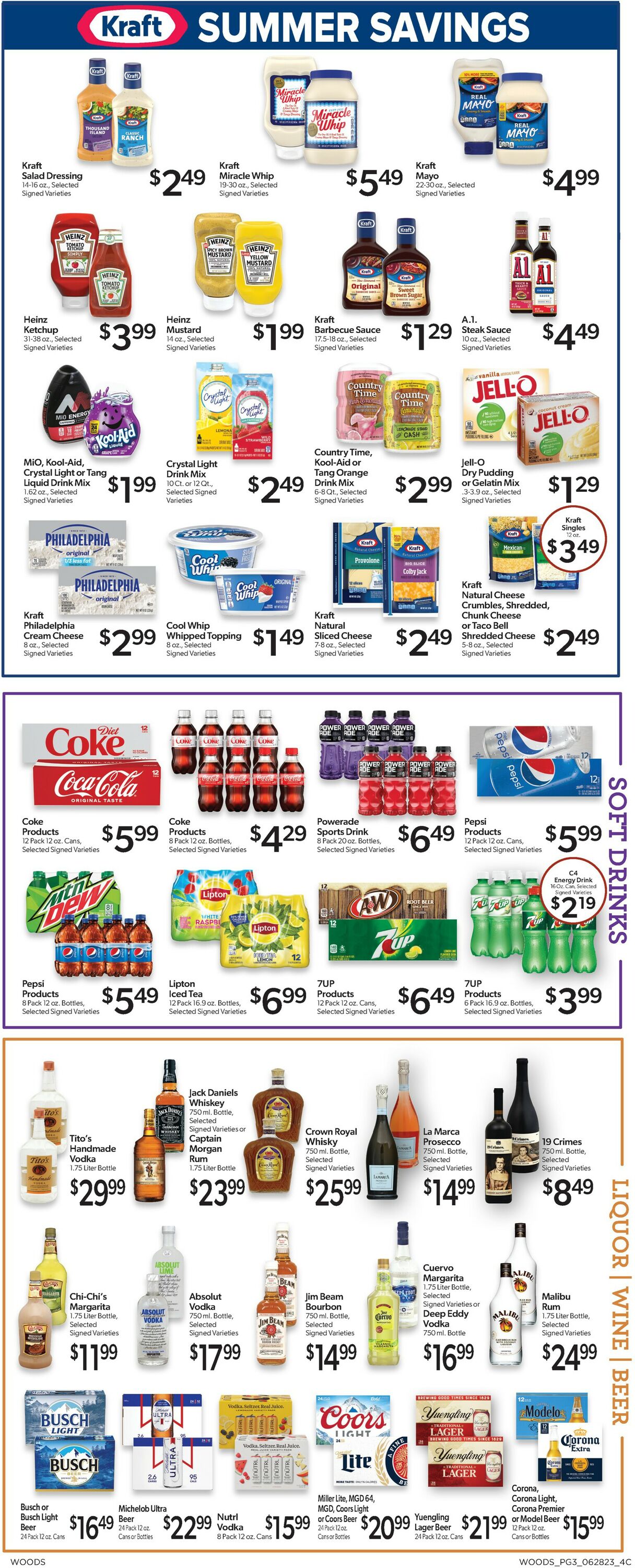 Woods Supermarket Weekly Ad Circular - valid 06/28-07/04/2023 (Page 3)