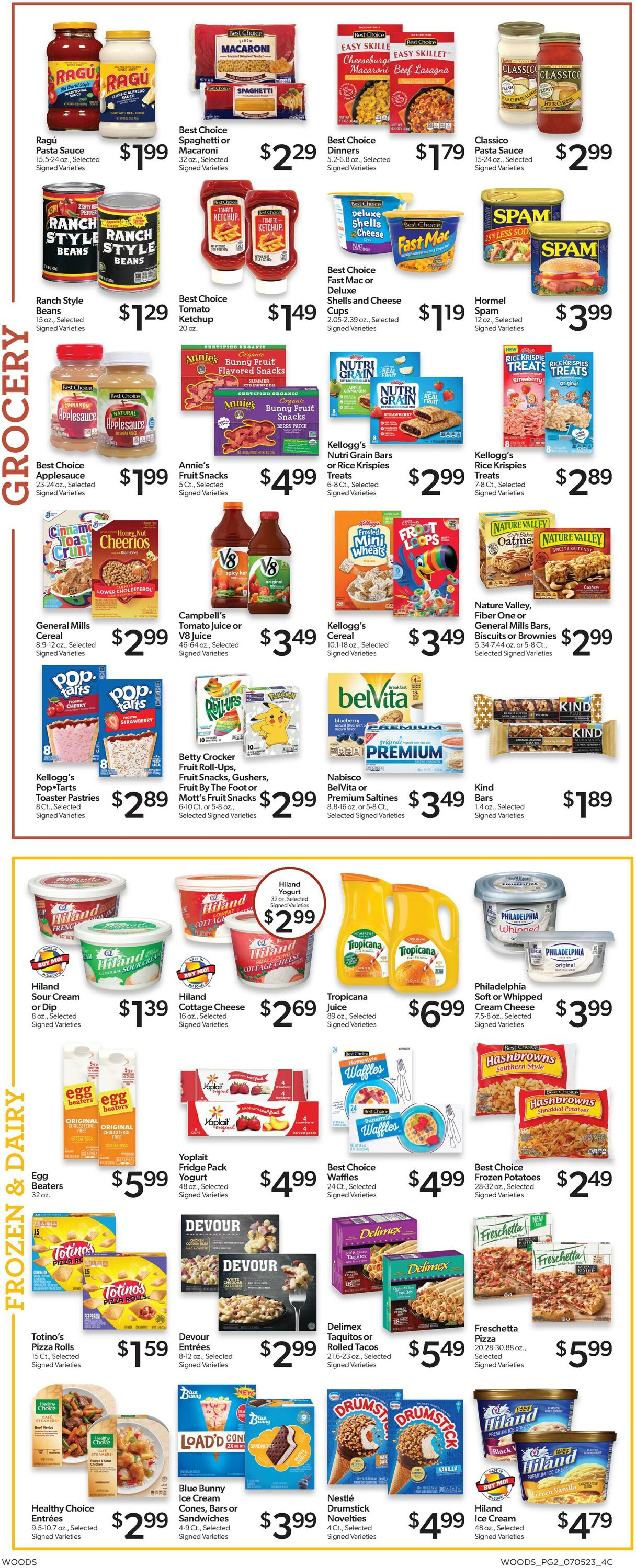 Woods Supermarket Weekly Ad Circular - valid 07/05-07/12/2023 (Page 2)