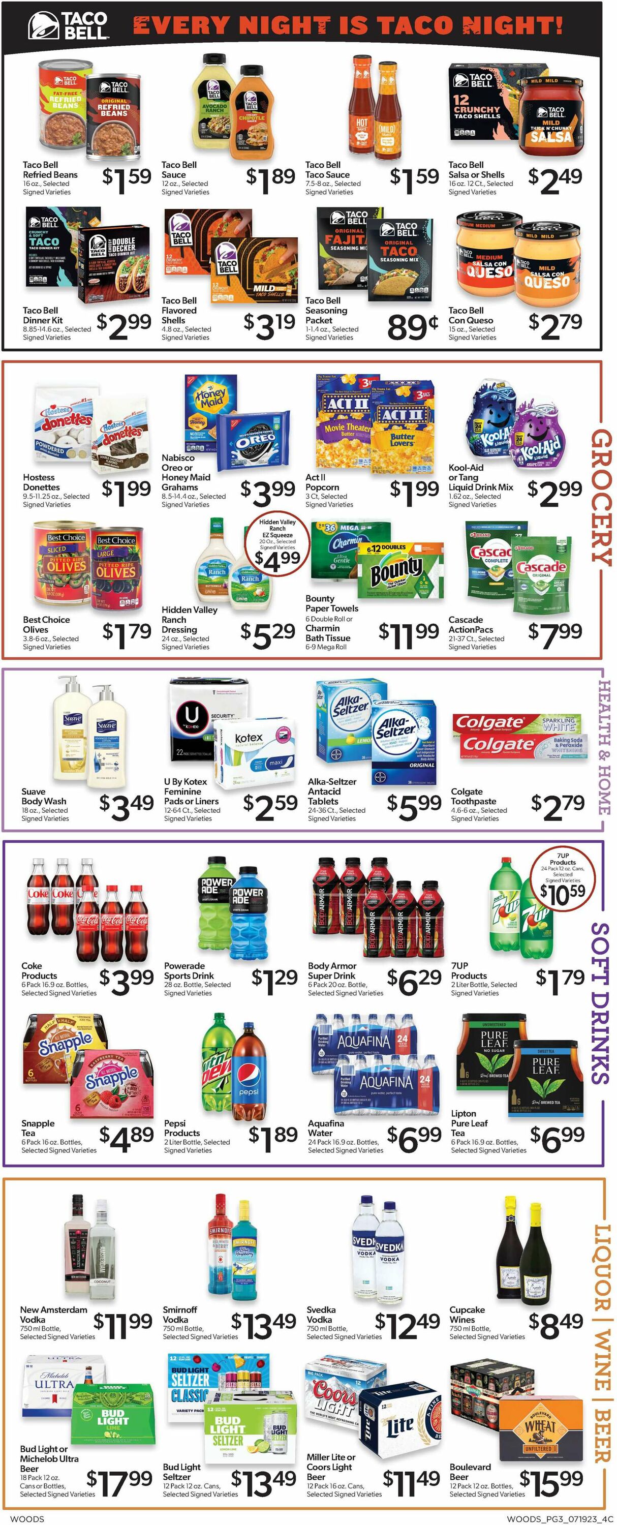 Woods Supermarket Weekly Ad Circular - valid 07/19-07/25/2023 (Page 3)