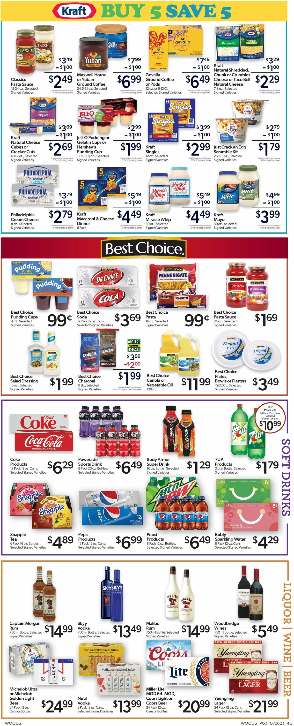 Woods Supermarket Weekly Ad Circular - valid 07/26-08/01/2023 (Page 3)