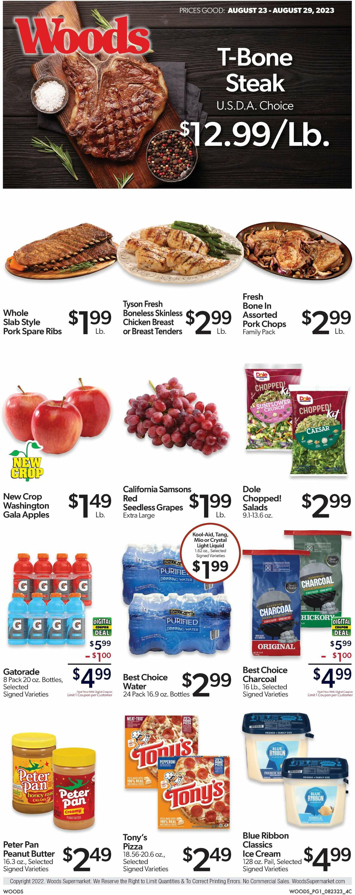 Woods Supermarket Weekly Ad Circular - valid 08/23-08/29/2023