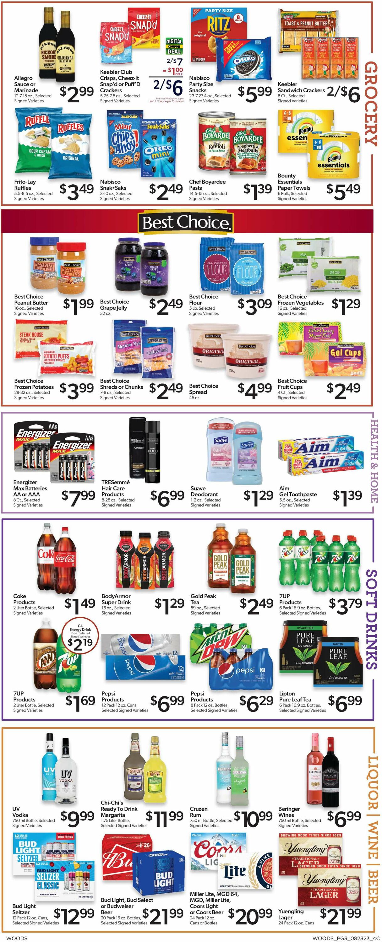 Woods Supermarket Weekly Ad Circular - valid 08/23-08/29/2023 (Page 3)