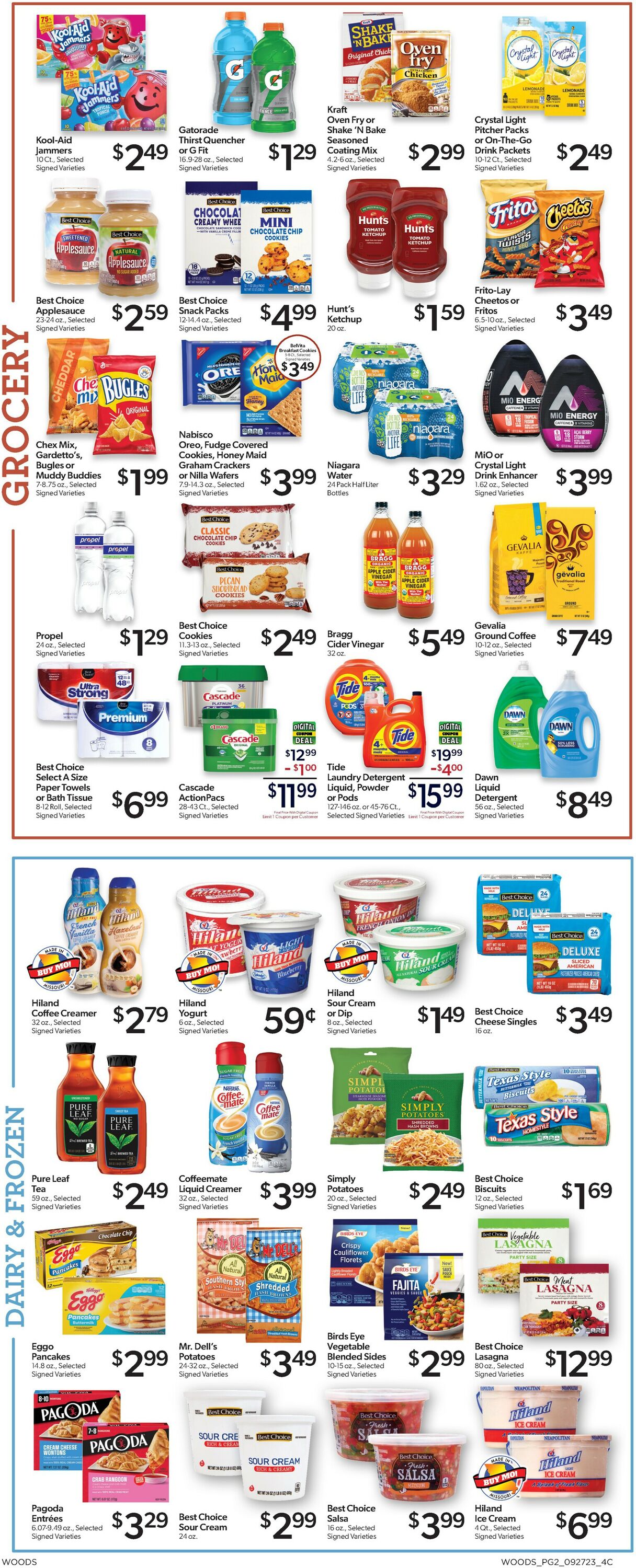 Woods Supermarket Weekly Ad Circular - valid 09/27-10/03/2023 (Page 2)
