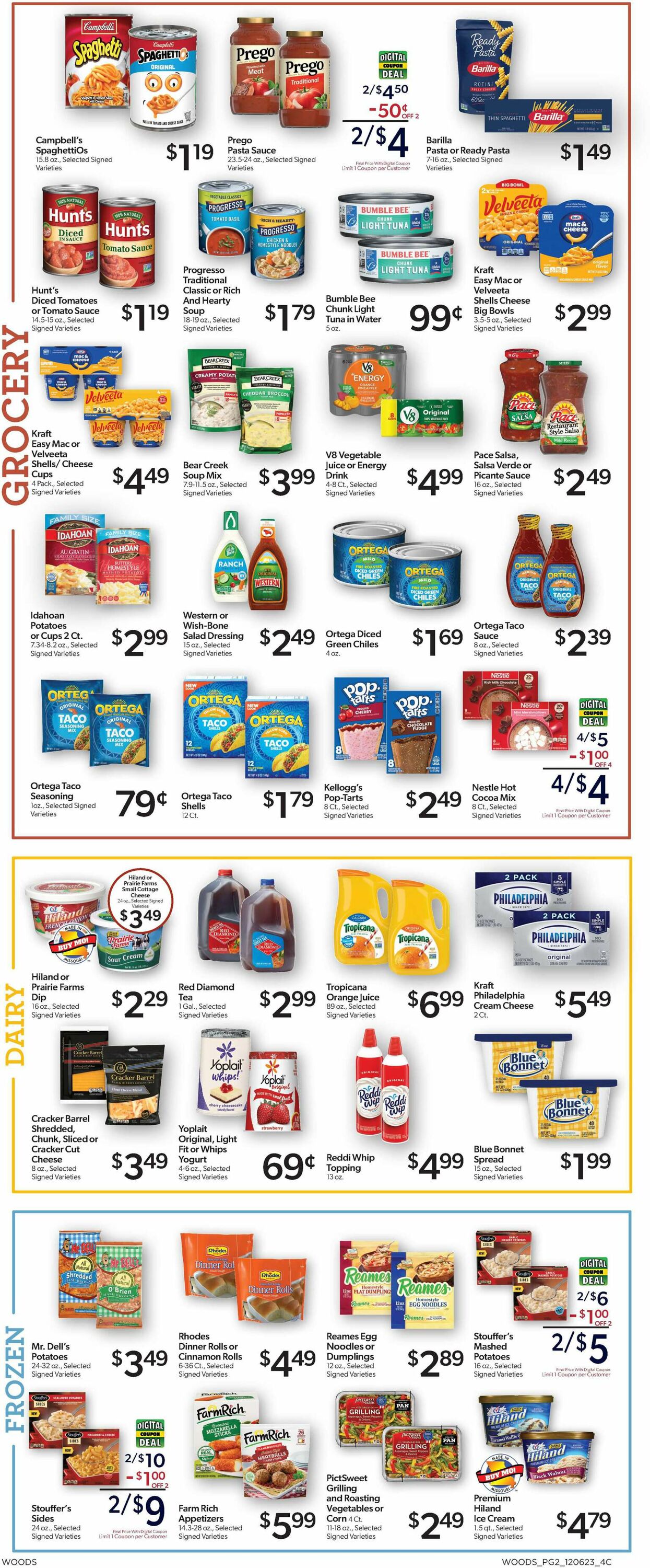 Woods Supermarket Weekly Ad Circular - valid 12/06-12/12/2023 (Page 2)