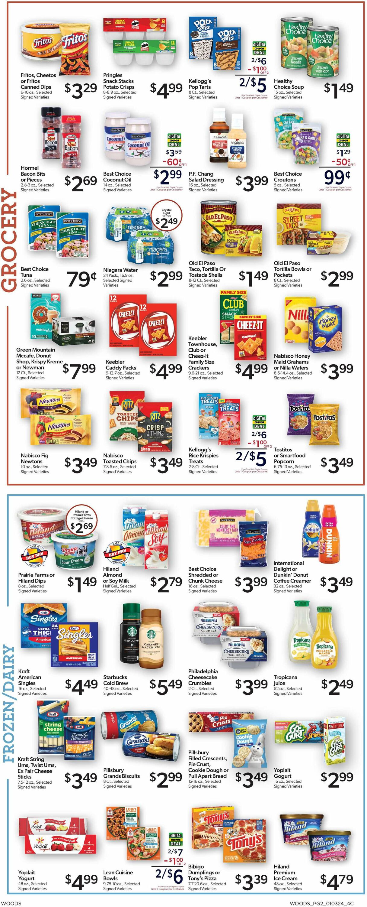 Woods Supermarket Weekly Ad Circular - valid 01/03-01/09/2024 (Page 2)